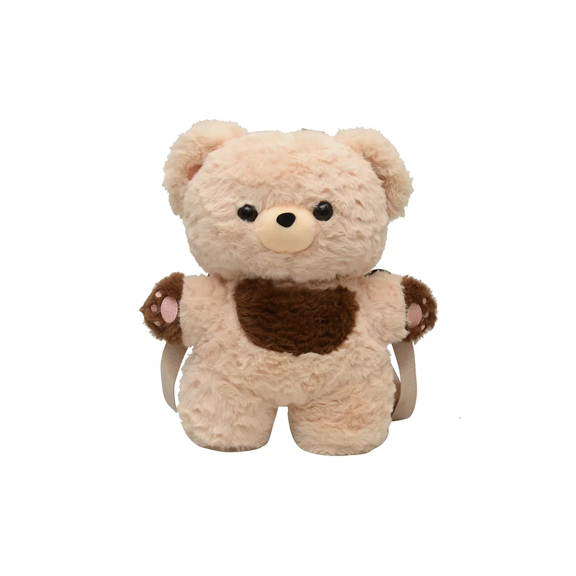 ORANGE BEAN Плюшевый рюкзак стандартный женский хаки