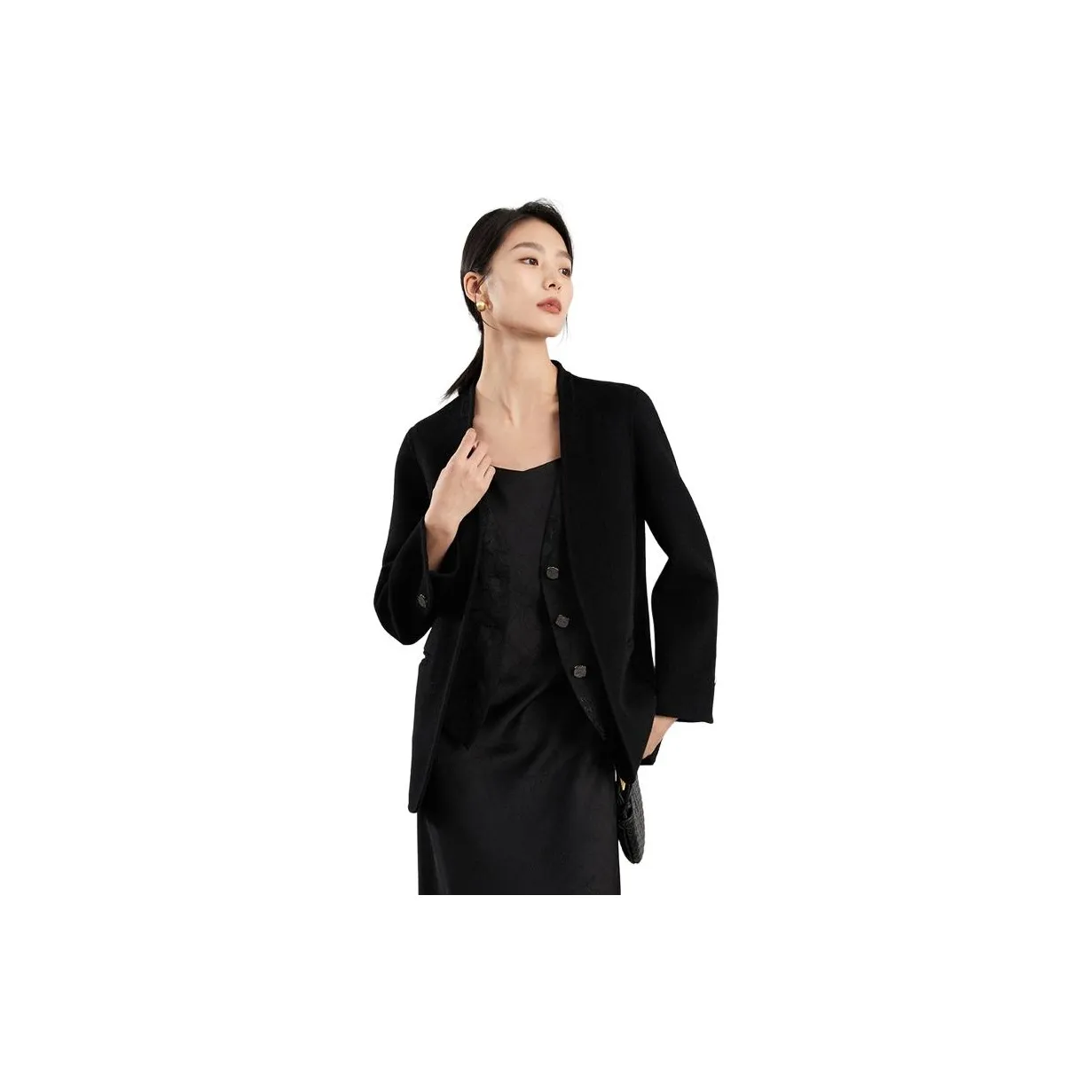 Mambe Черное Женское Пальто