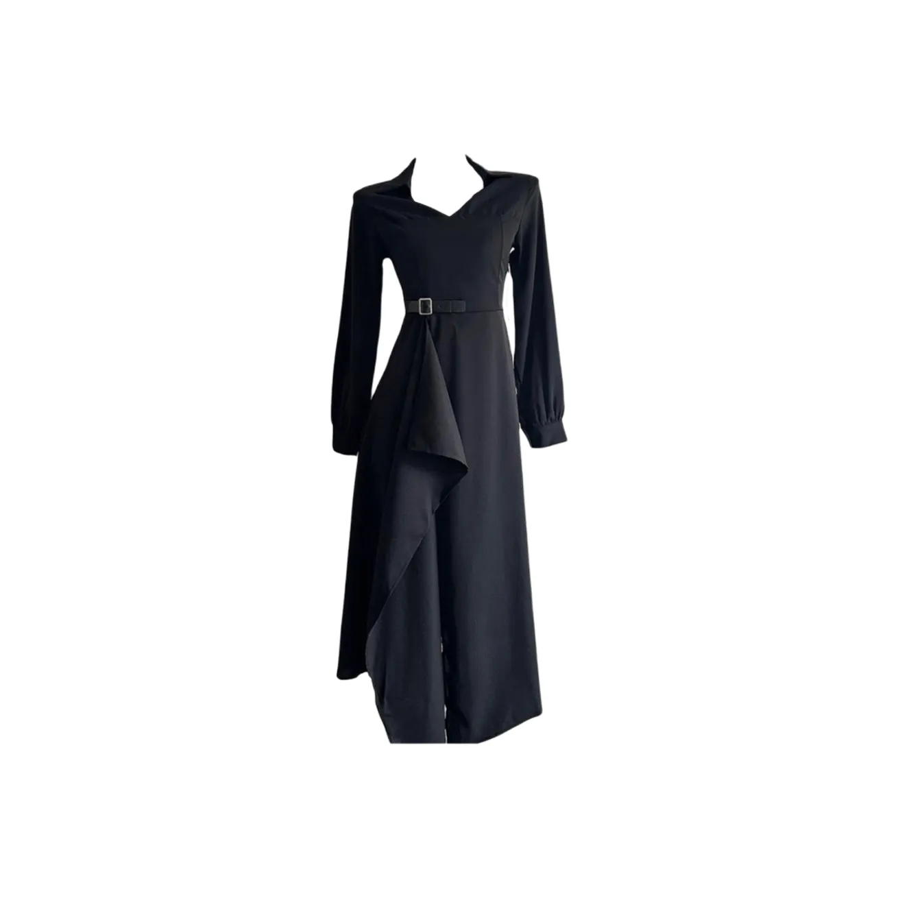 POPO.INFO Женские длинные платья с длинными рукавами