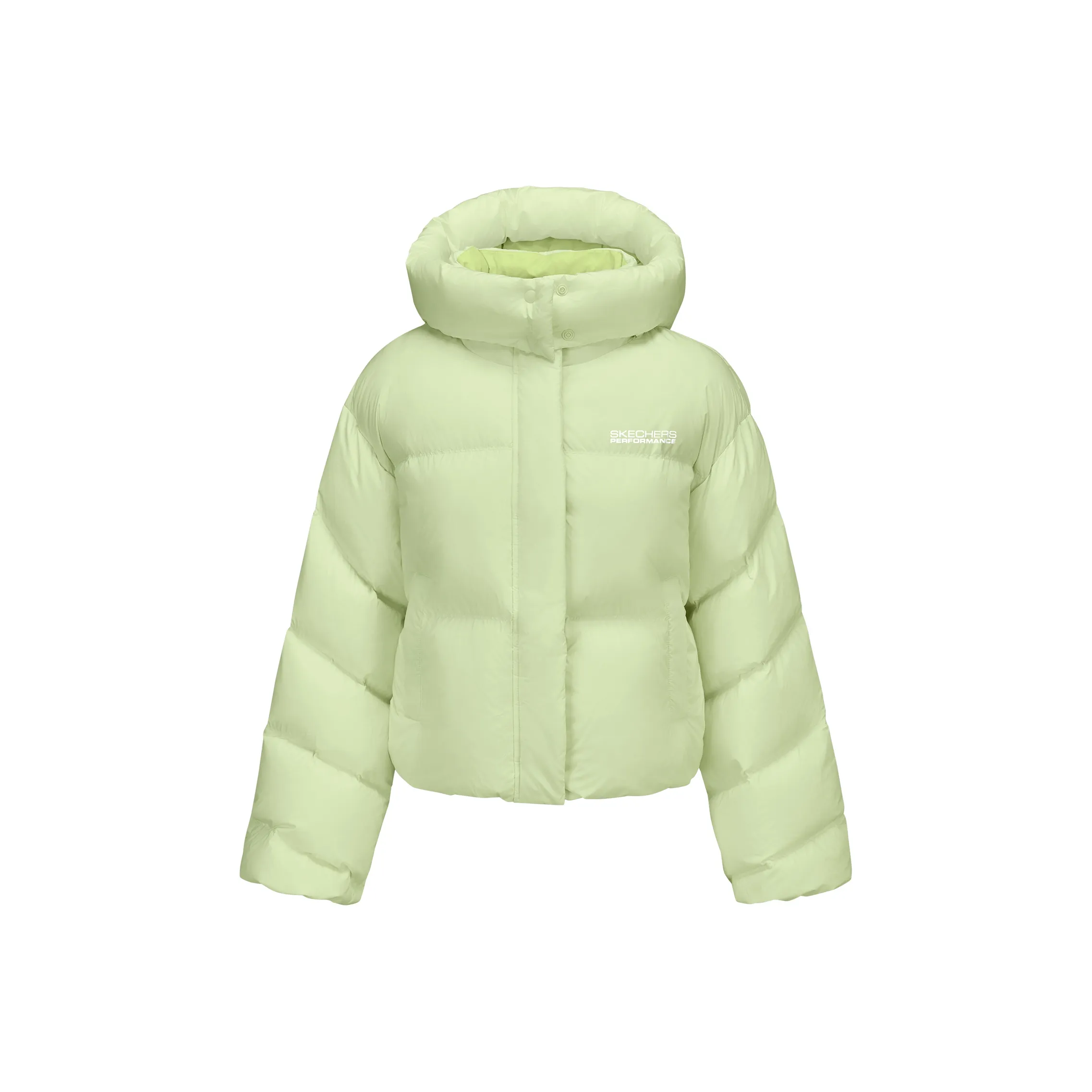 Skechers Lime Cream Green 014J Женские Пуховики