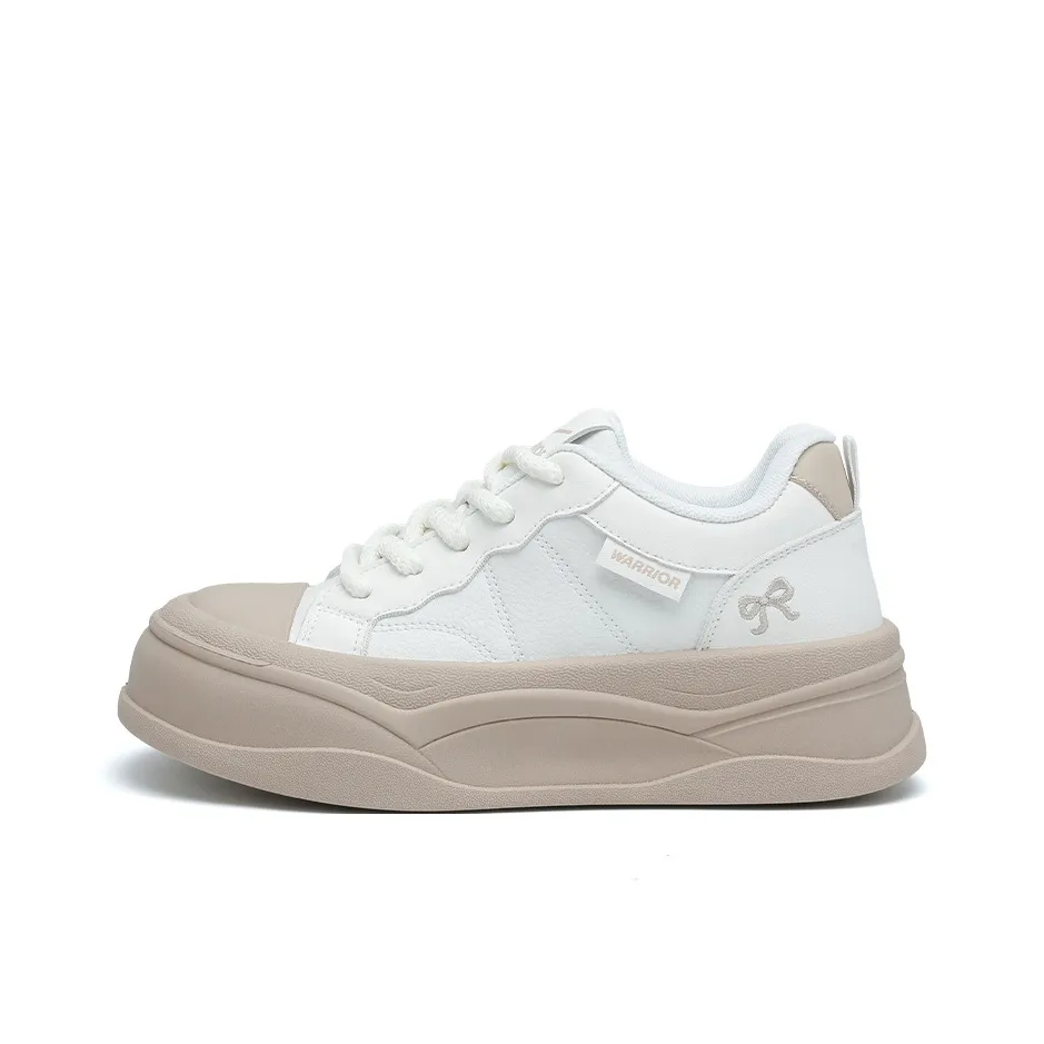 Warrior Покрытие Увеличение Высоты Устойчивость к Износу Легкие Противоскользящие Низкий Топ Скейтборд Кроссовки Женские