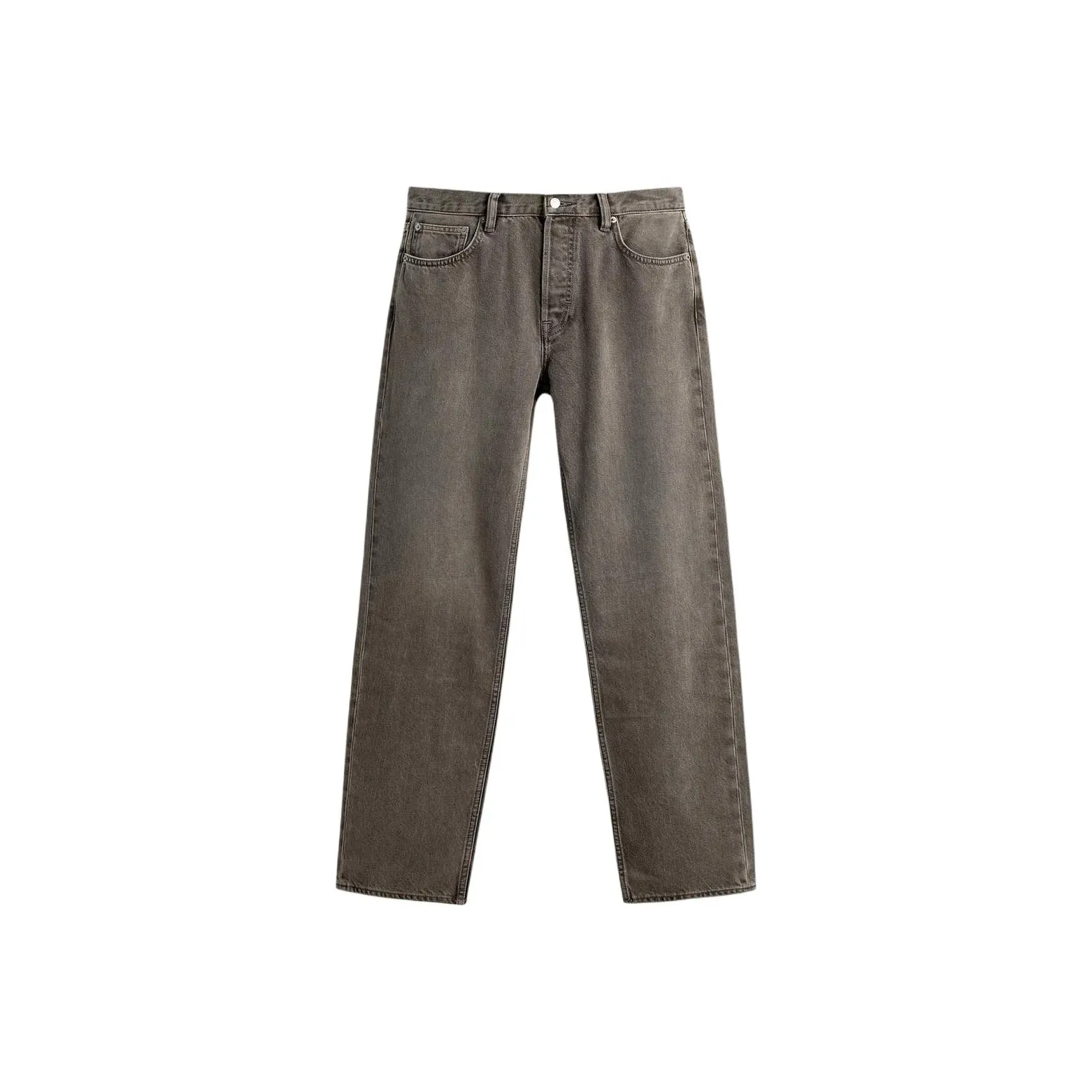 ZARA Коричневый Мужской Джинсы