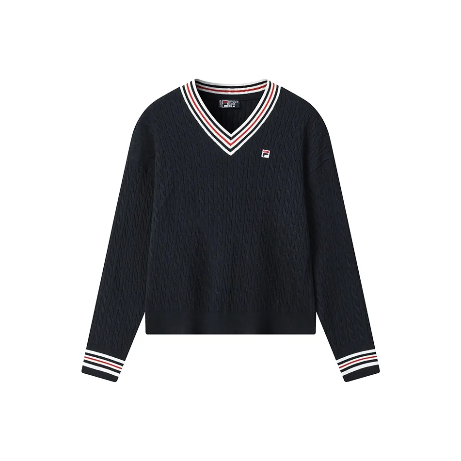 Fila Heritage Легенда Синий Женский Свитер