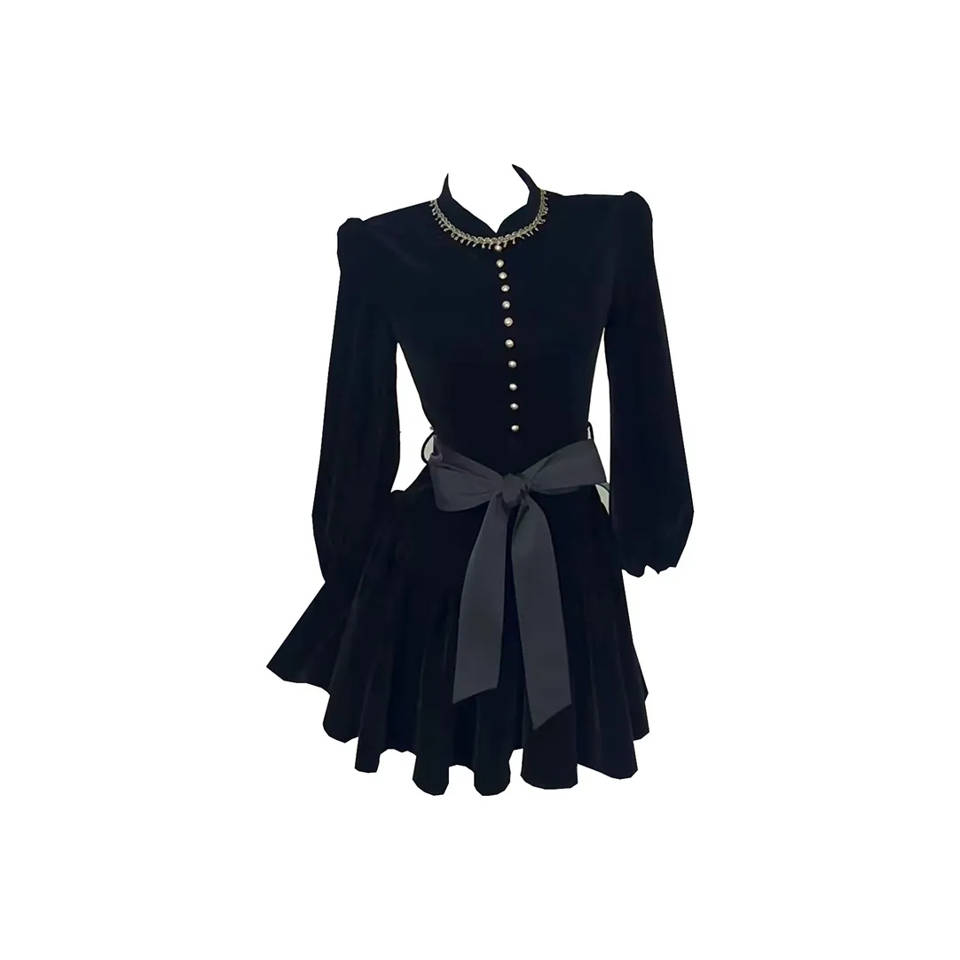 SYEEE WITH U Длинное платье с длинными рукавами женское