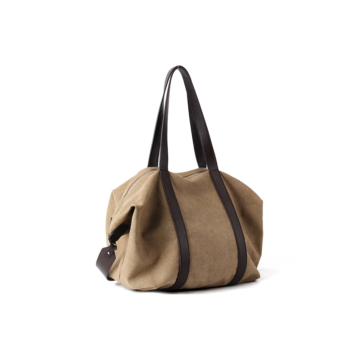 YOCAMU Сумка через плечо из цветной коровьей кожи с холстом стандартная унисекс теплый песочный цвет CAMEL серый туман сосновый зеленый