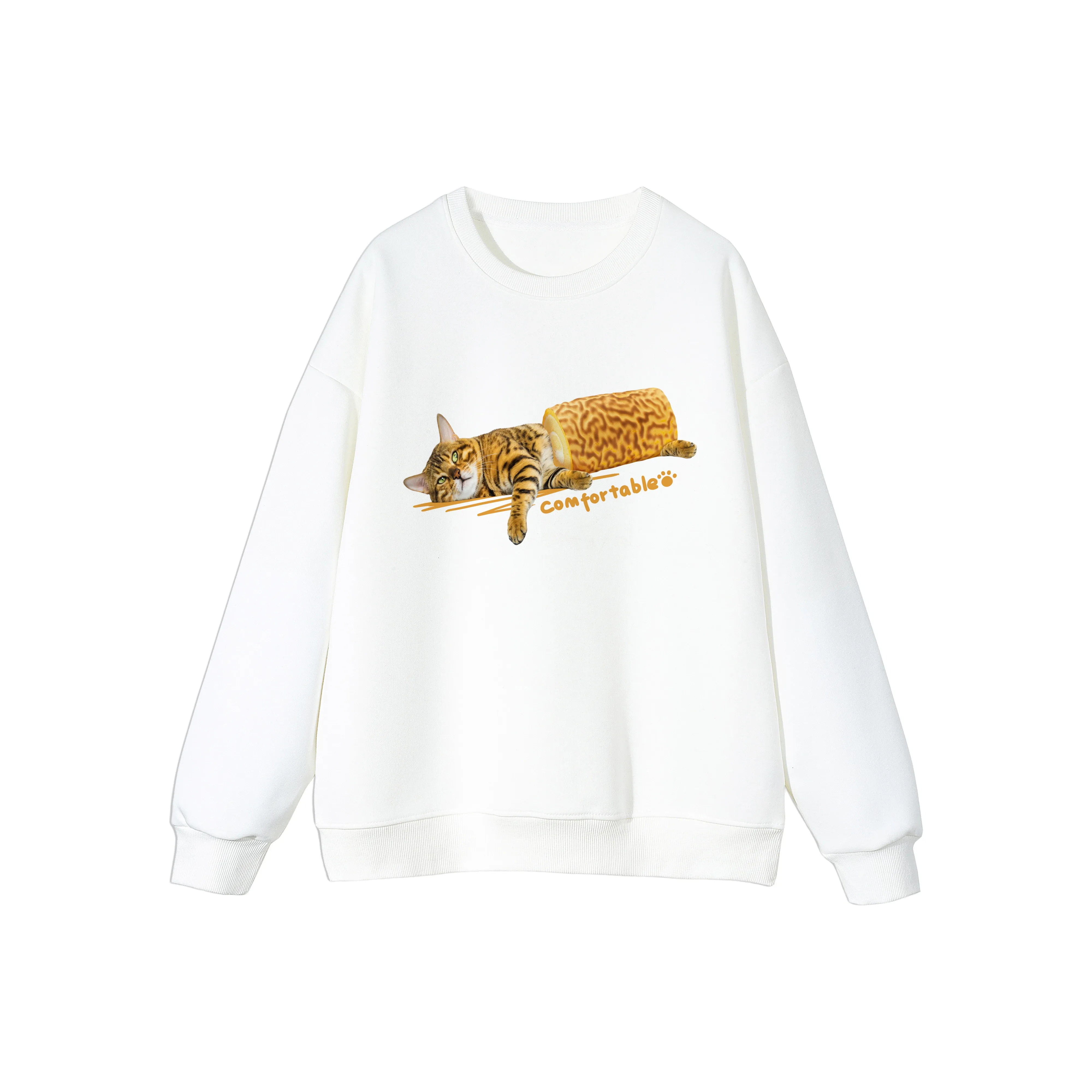 Coliy Girl Off Плечо Модный Круглый вырез Пуловер без капюшона Толстовка Унисекс