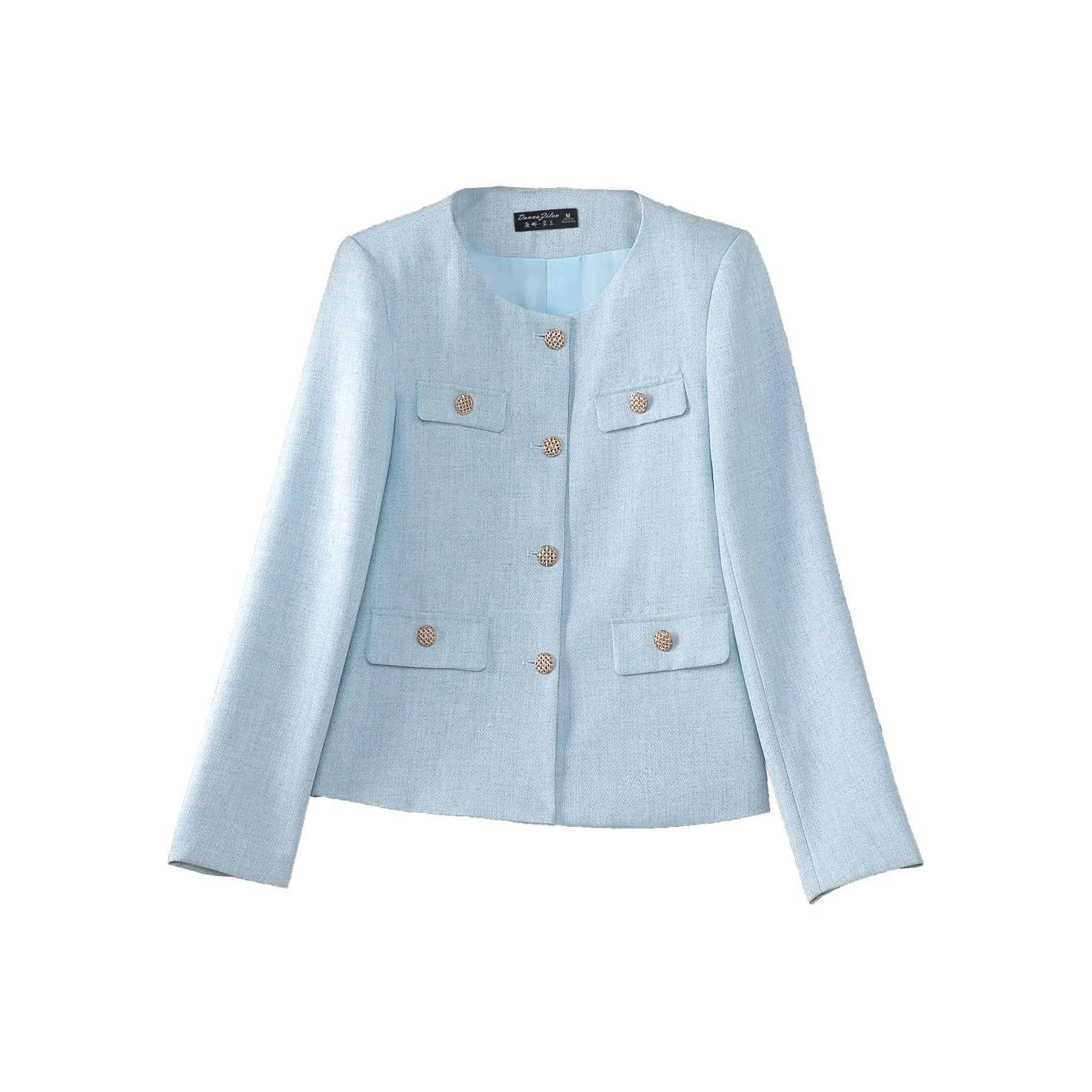 DonnaZilan Осенний пальто вдохновленное Chanel для женщин