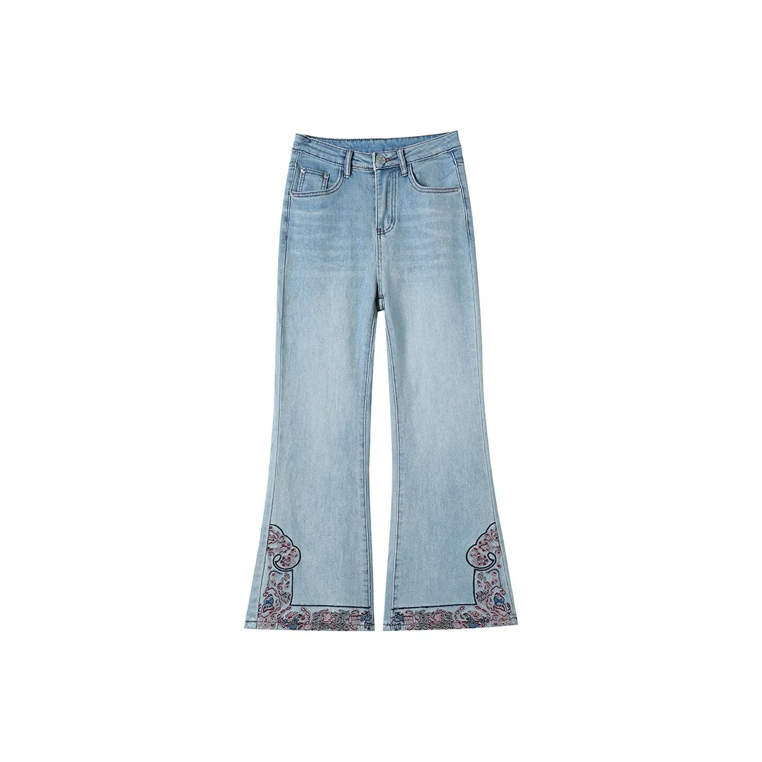 ZXBY Светло-Синие Женские Джинсы