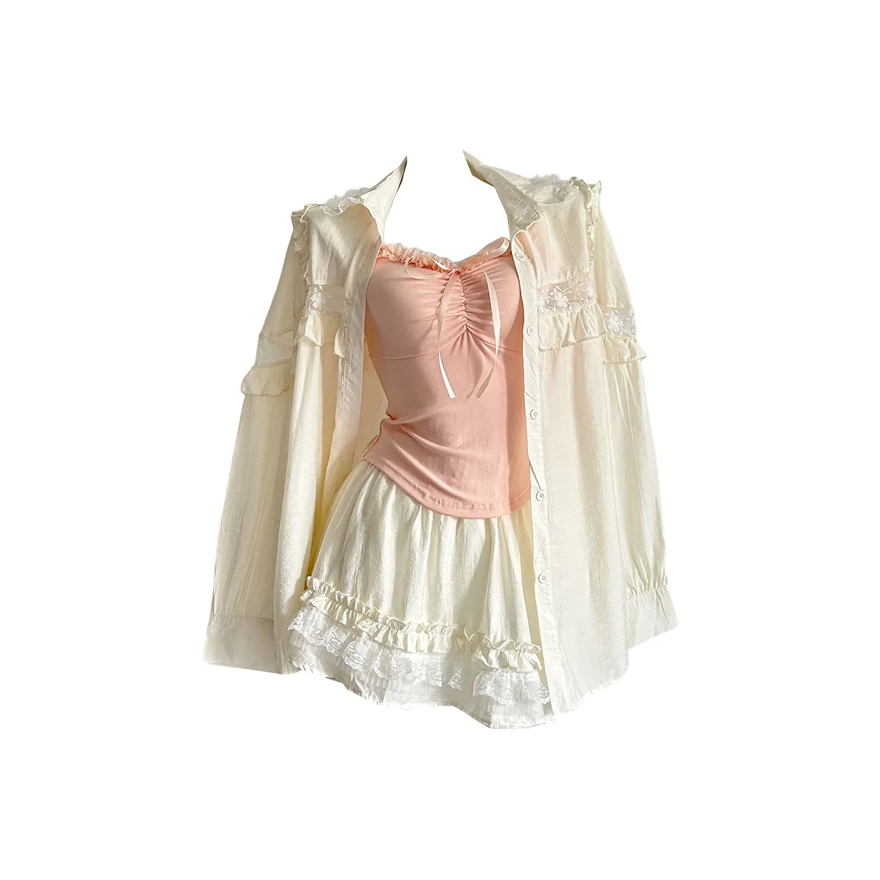 GRAYISMOON Трехкомпонентный комплект женских комплектов с юбкой