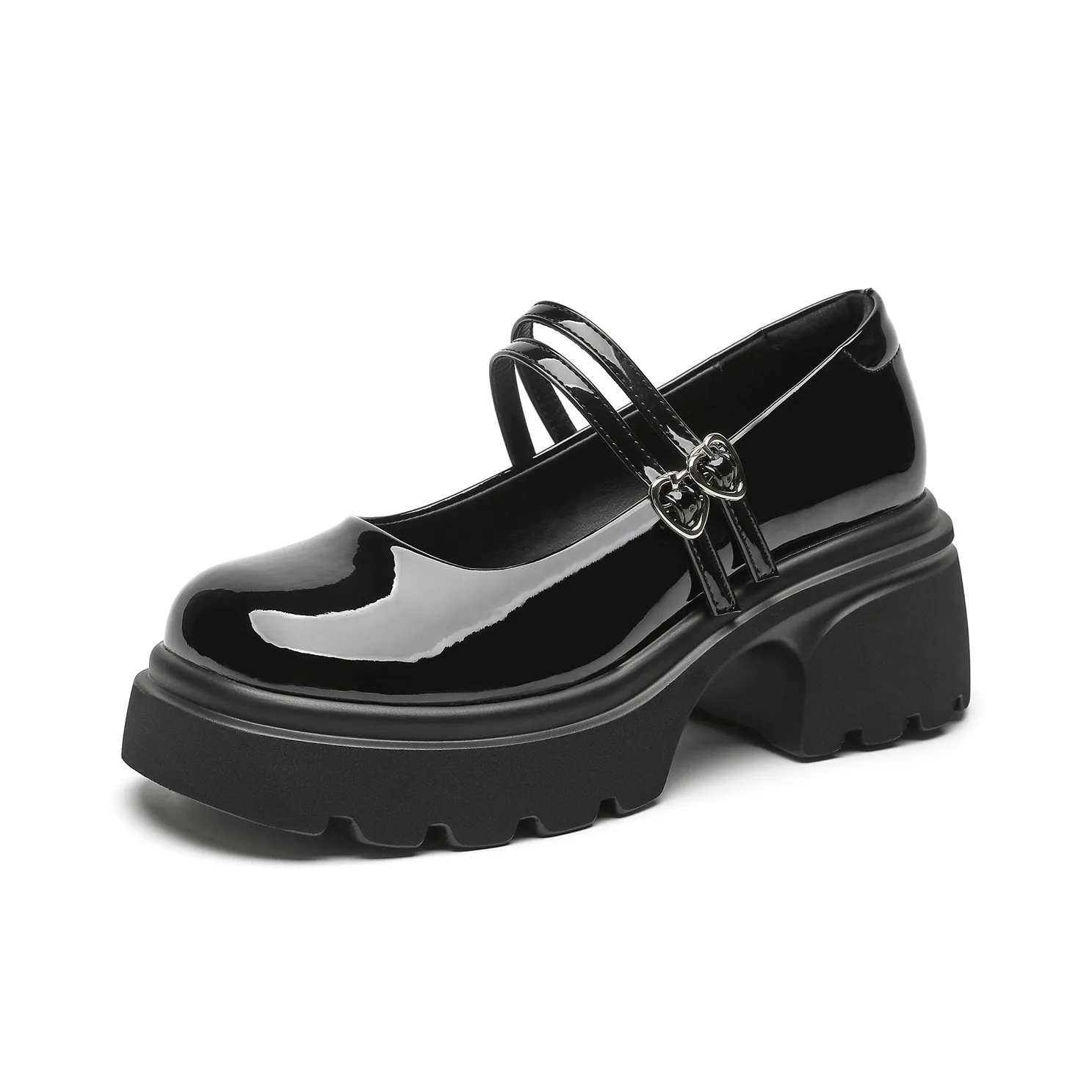 B+AB Mary Jane Shoes Black Women's