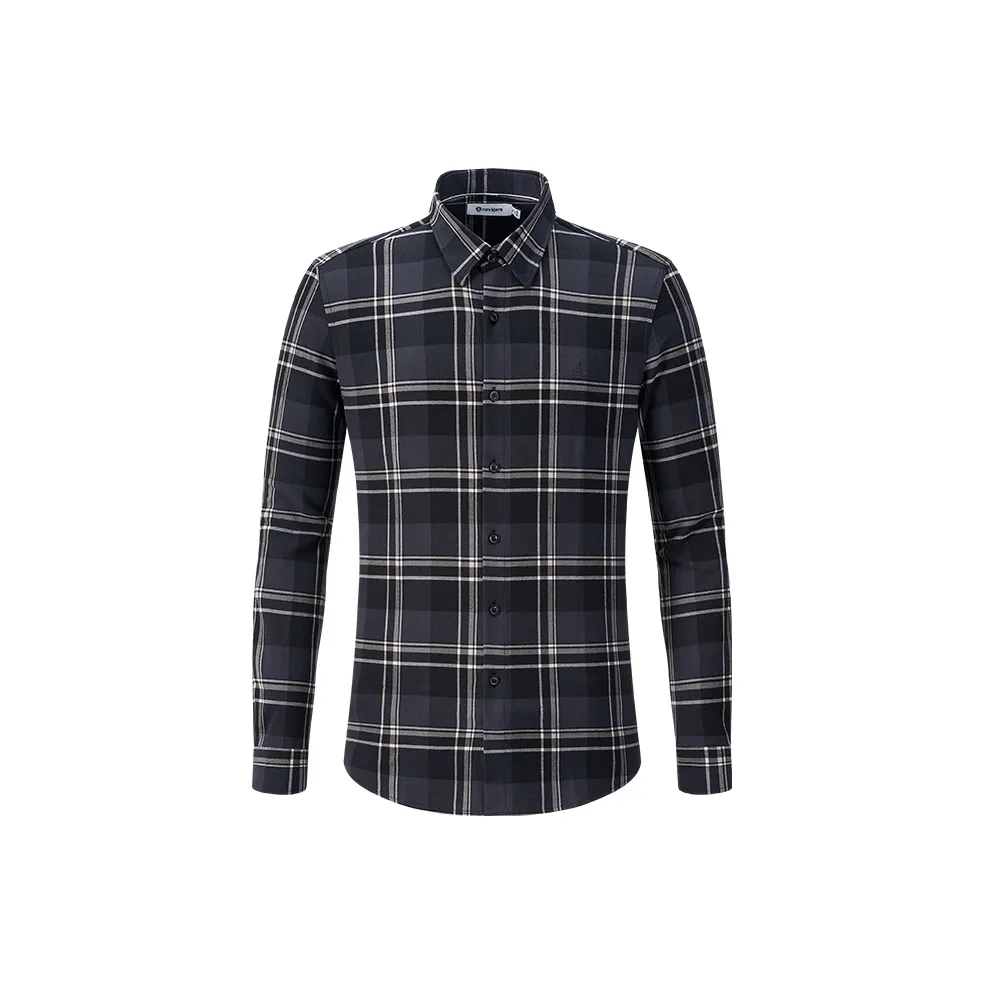 NAVIGARE Ночной Черный Белый Мужские Рубашки