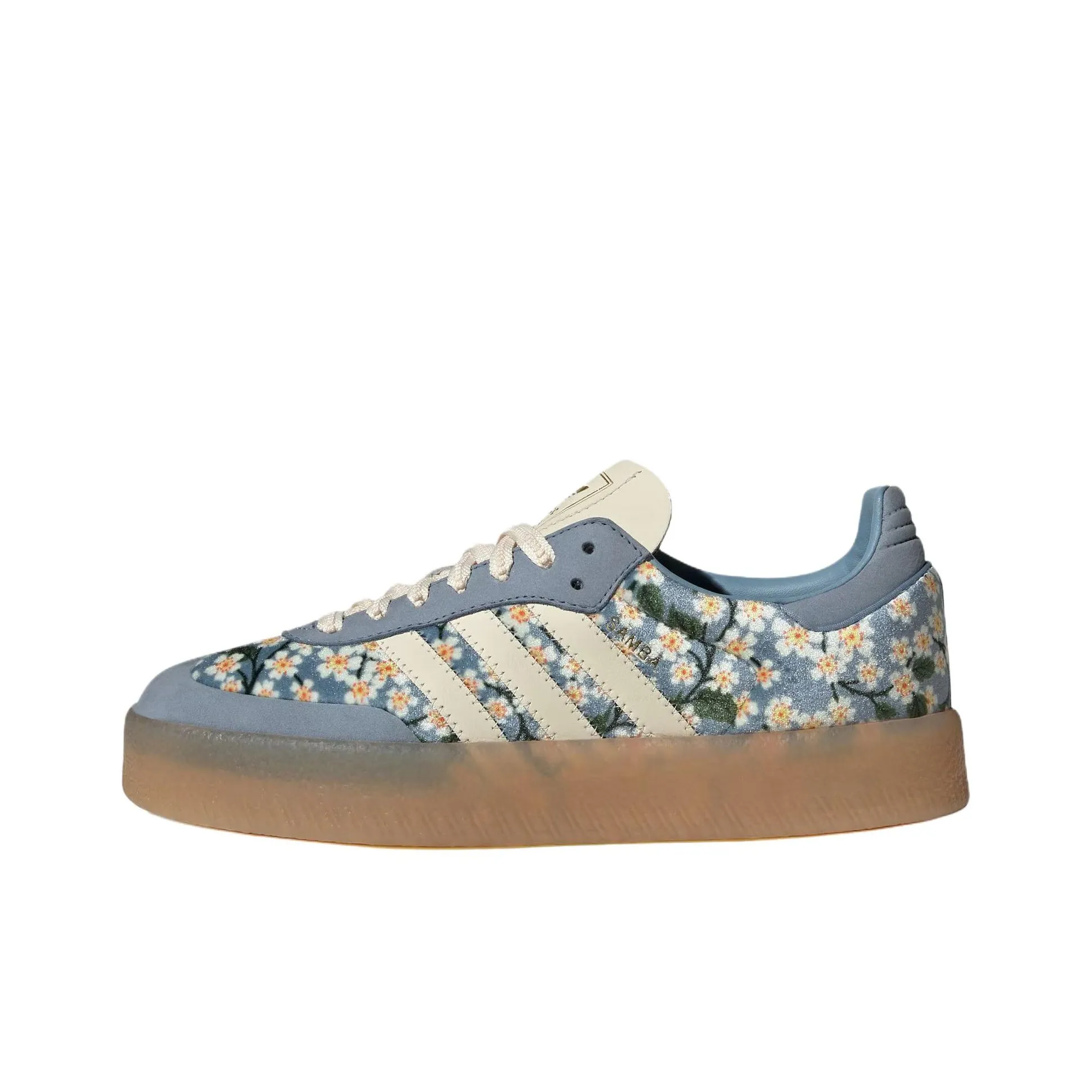 Adidas Originals X LIBERTY London SAMBAE Немецкие армейские кроссовки Женские Синий