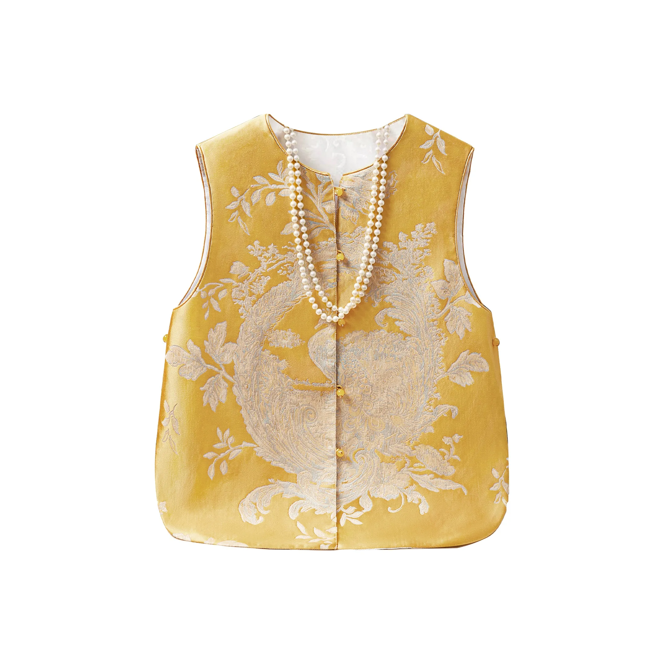 Желтые женские жилеты