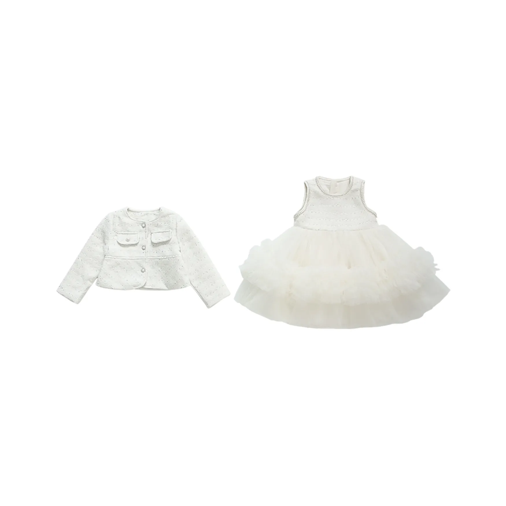 GOYN Экрю Детские комплекты с юбкой