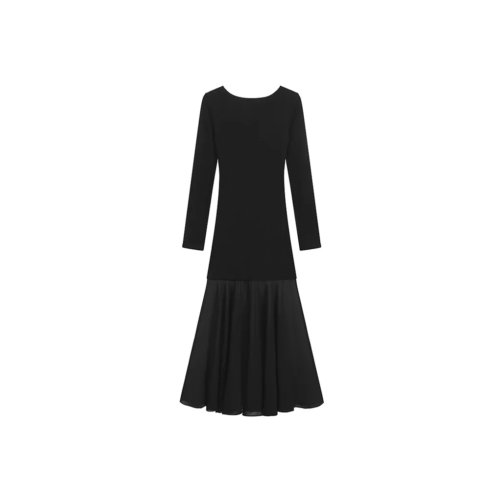 BVODE Длинное платье с длинными рукавами женское