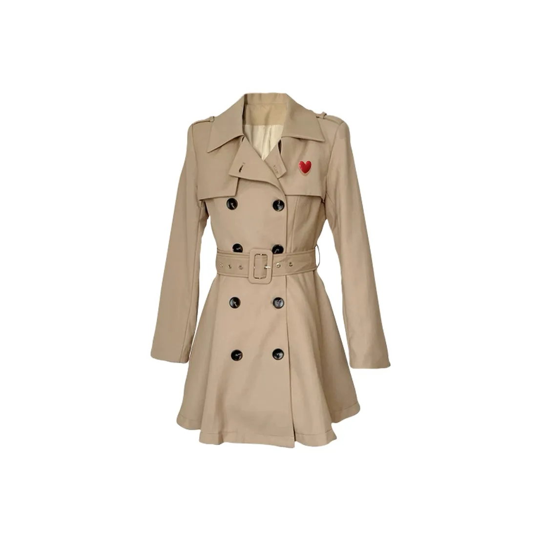 JECCI FIVE Khaki Женская тренч-куртка