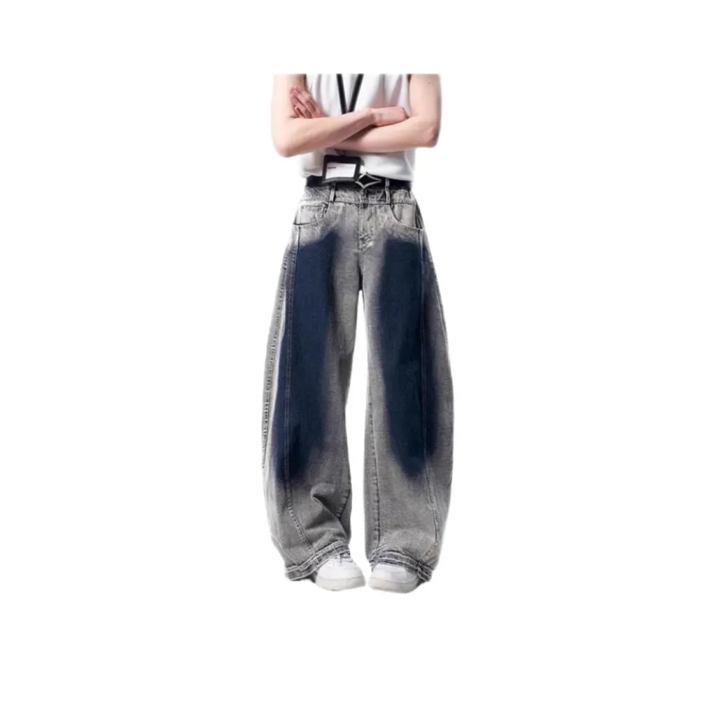 NRXX Мужская одежда Гонконгский шик Модный Индивидуальный Письмо Джинсы Hip Hop Уличная одежда Брюки Студенты Подростки Мужской