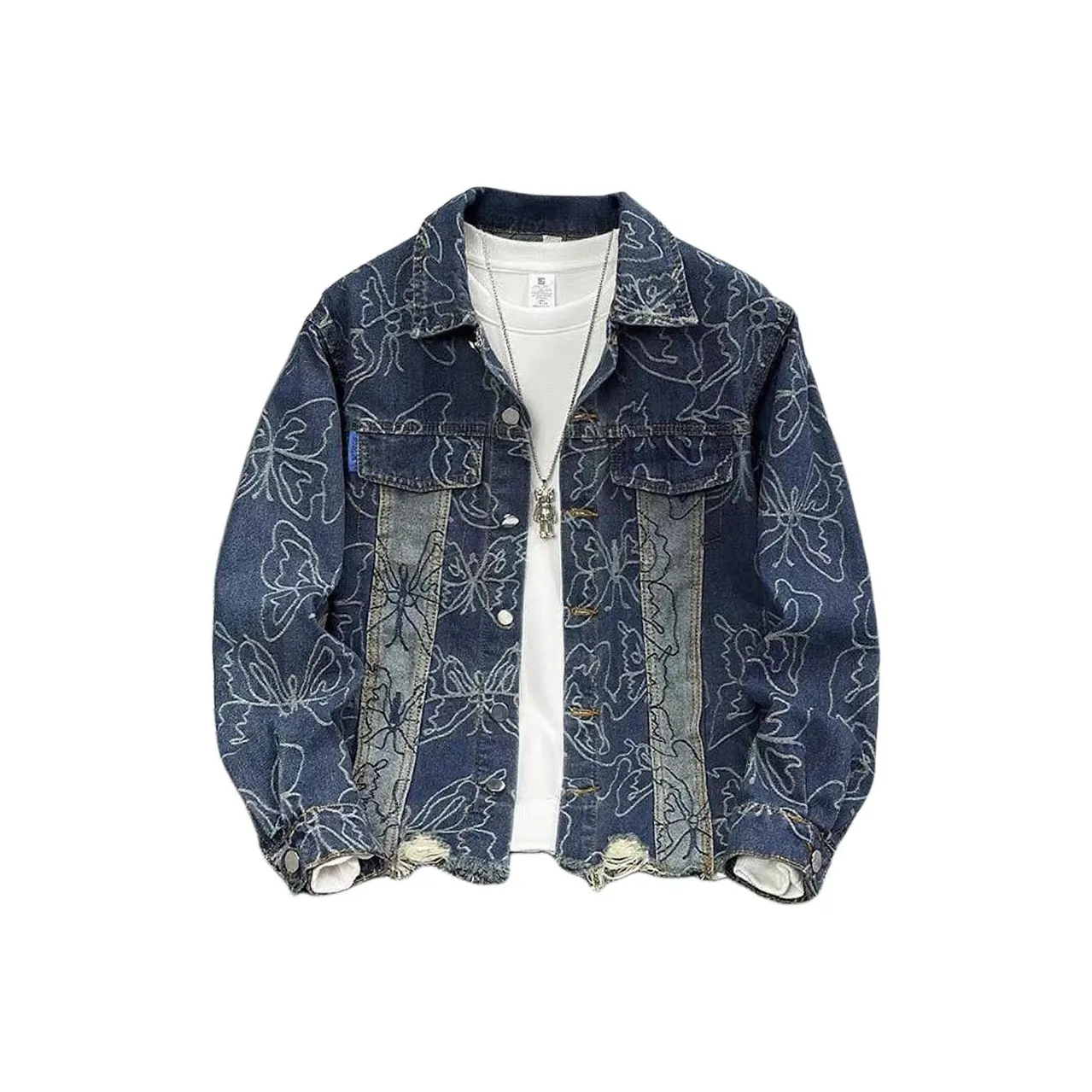 CAT'S PAW Синий Унисекс Куртки