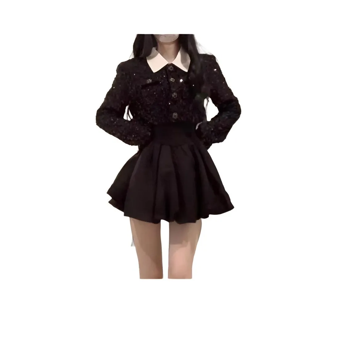 STYUW Длинное платье с длинным рукавом женское