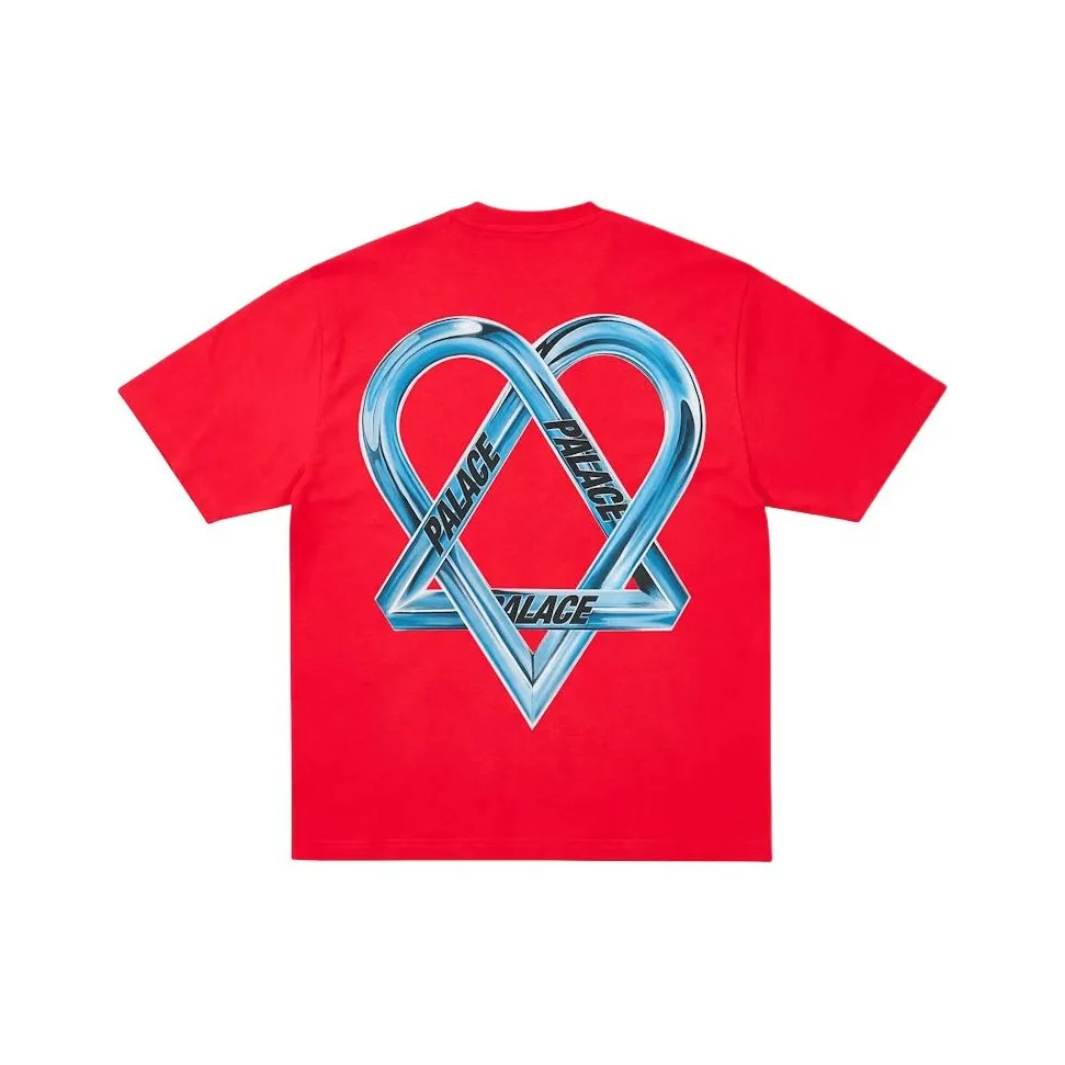 PALACE x HIM FW25 DROP4 TRI Gram T Shirt T Shirt Unisex Red