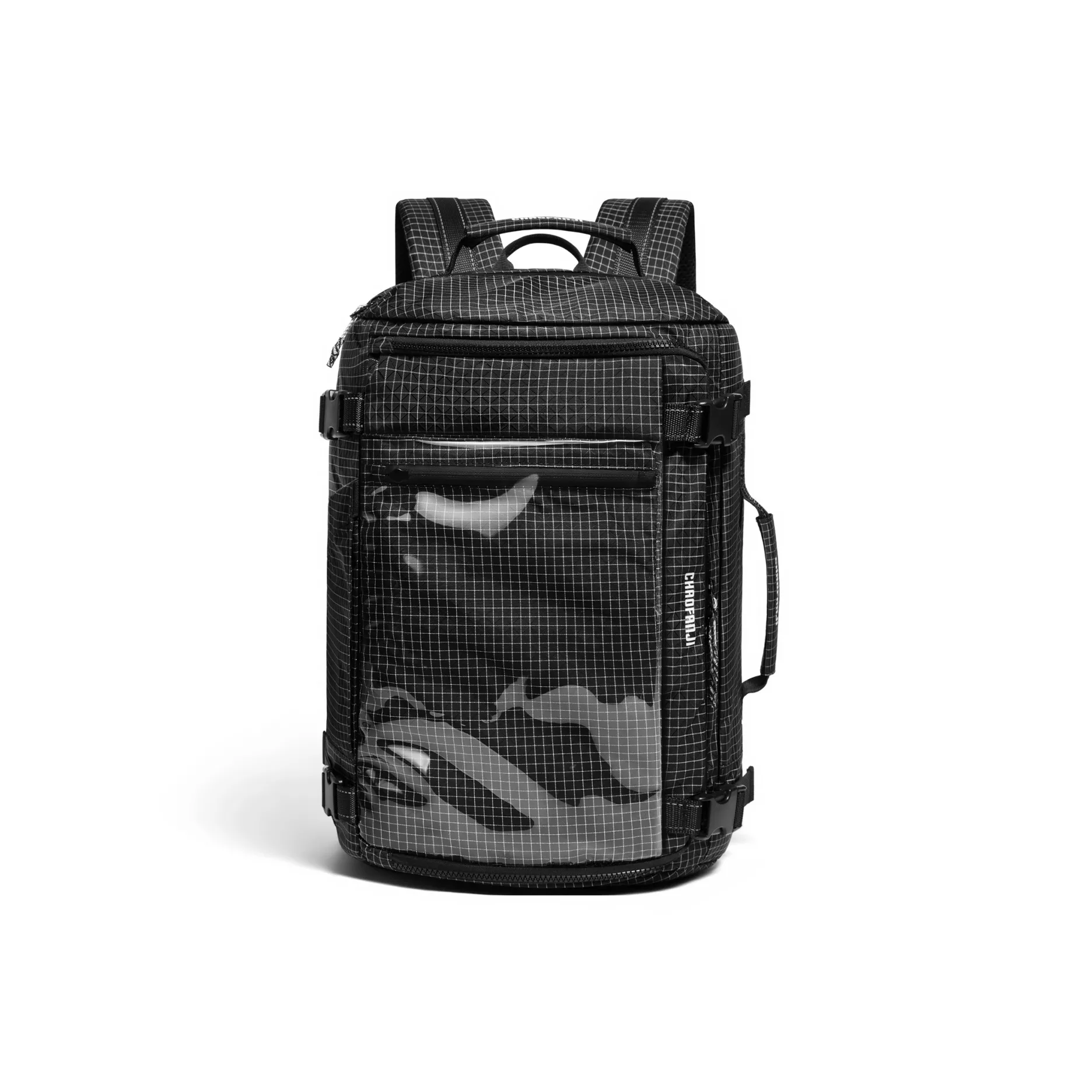 CHAOFANJI Nylon Backpack Standard Men's Black
