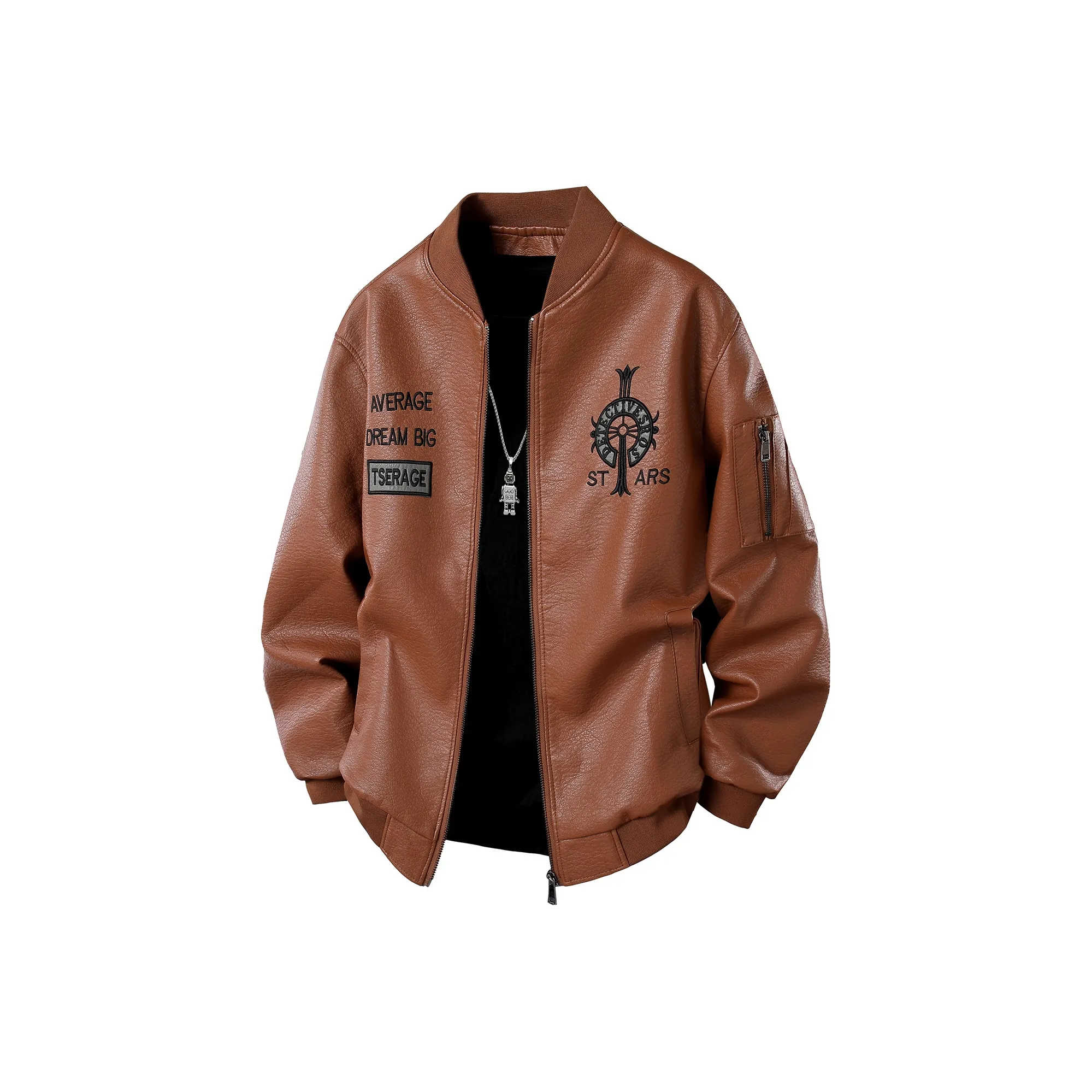 PASOK Унисекс Кожаные куртки