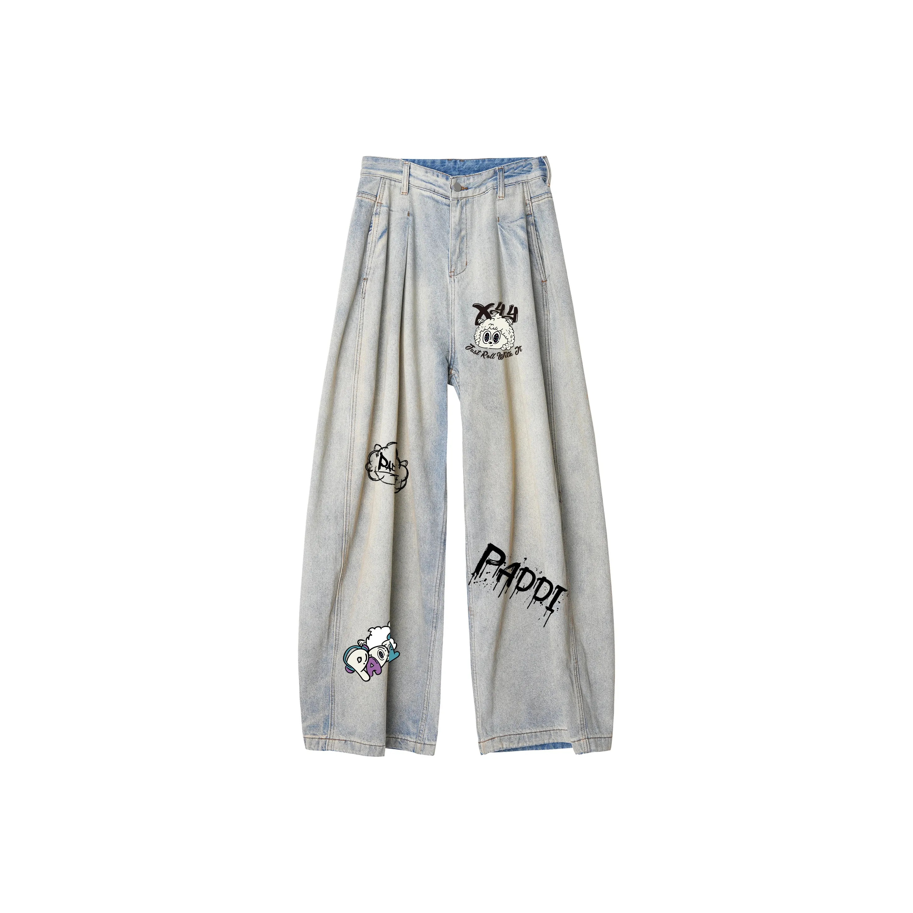 Pleasant Goat and Big Big Wolf Джинсы Унисекс