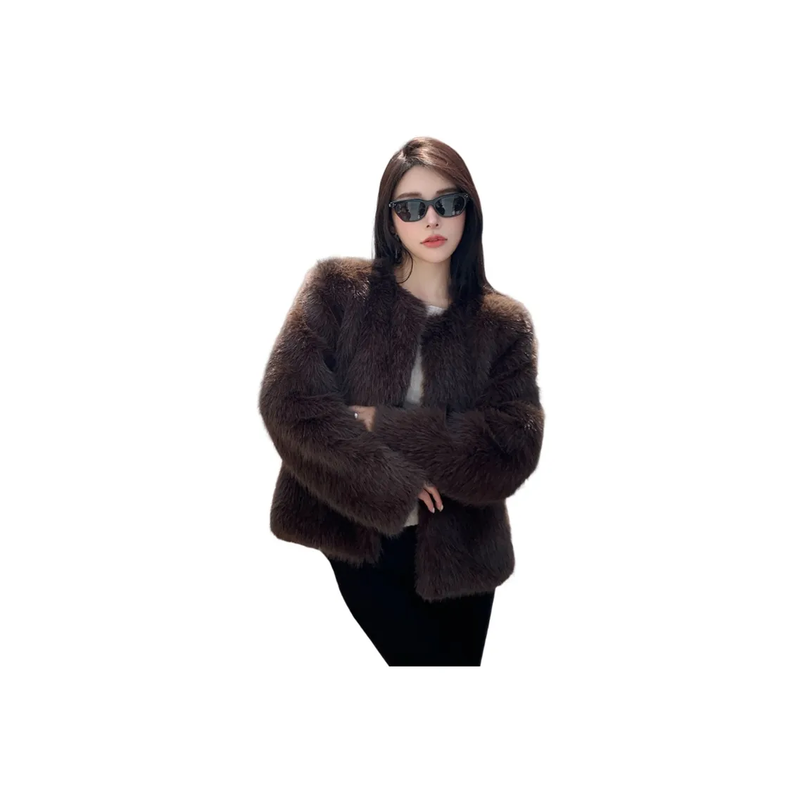 SIBEIER Мокко Женские Меховые изделия