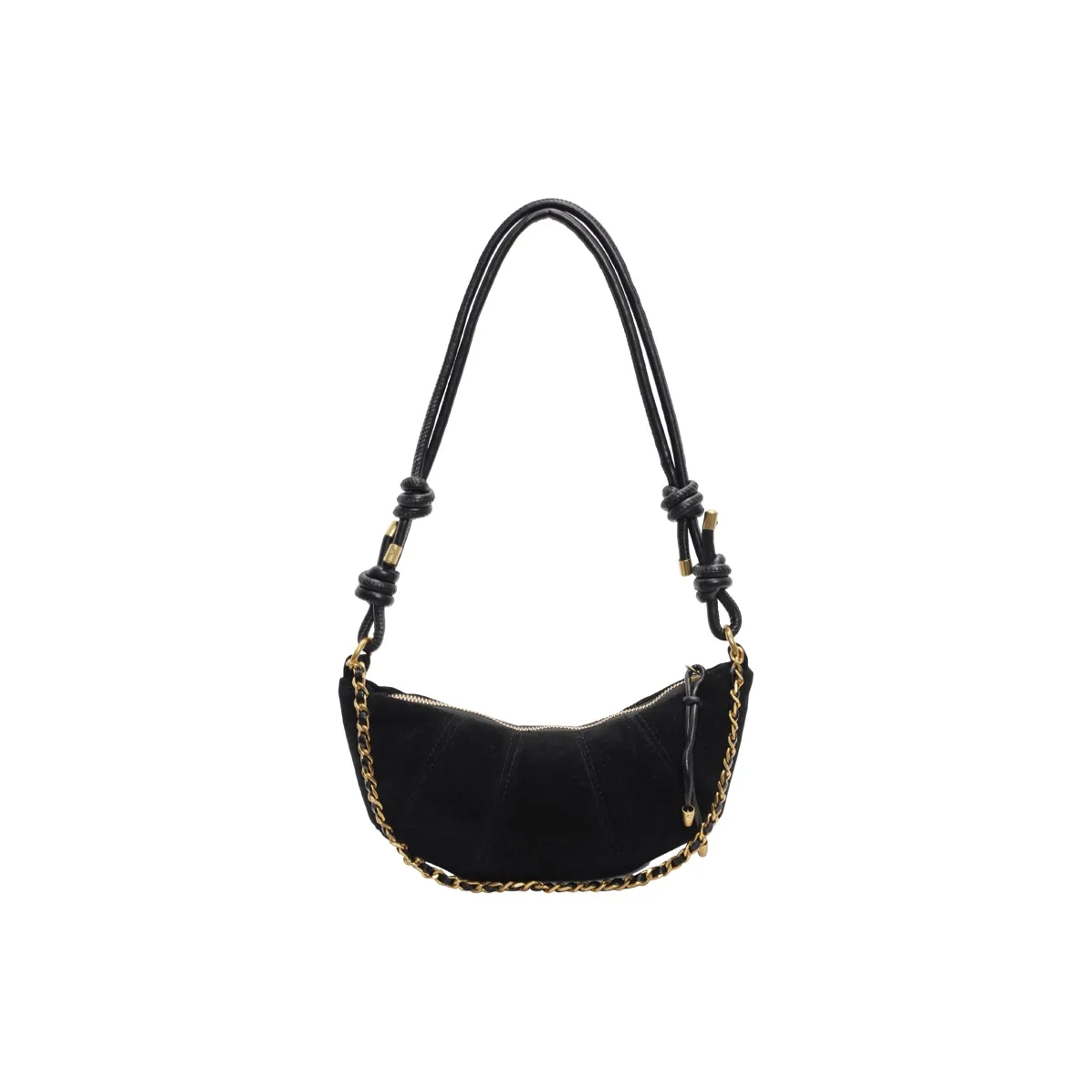 RIVMIND Замша Сумка через плечо Стандартная Женская Черная Красная Кофейно-коричневая