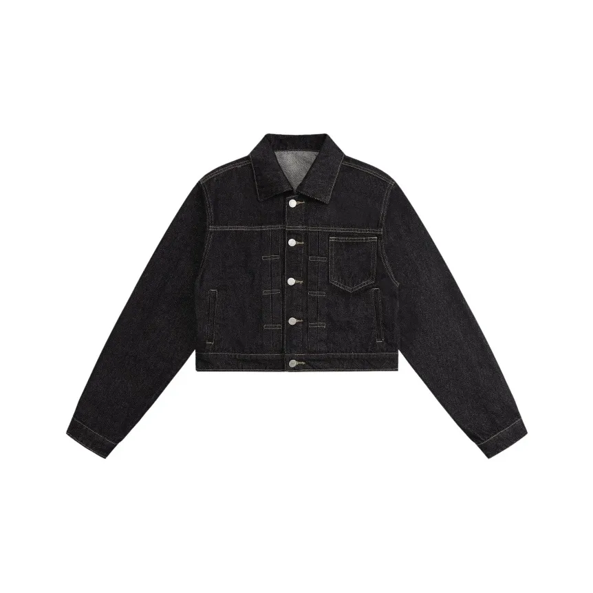 Розовый JYJ 602 Темно-синий Женские Джинсовые куртки