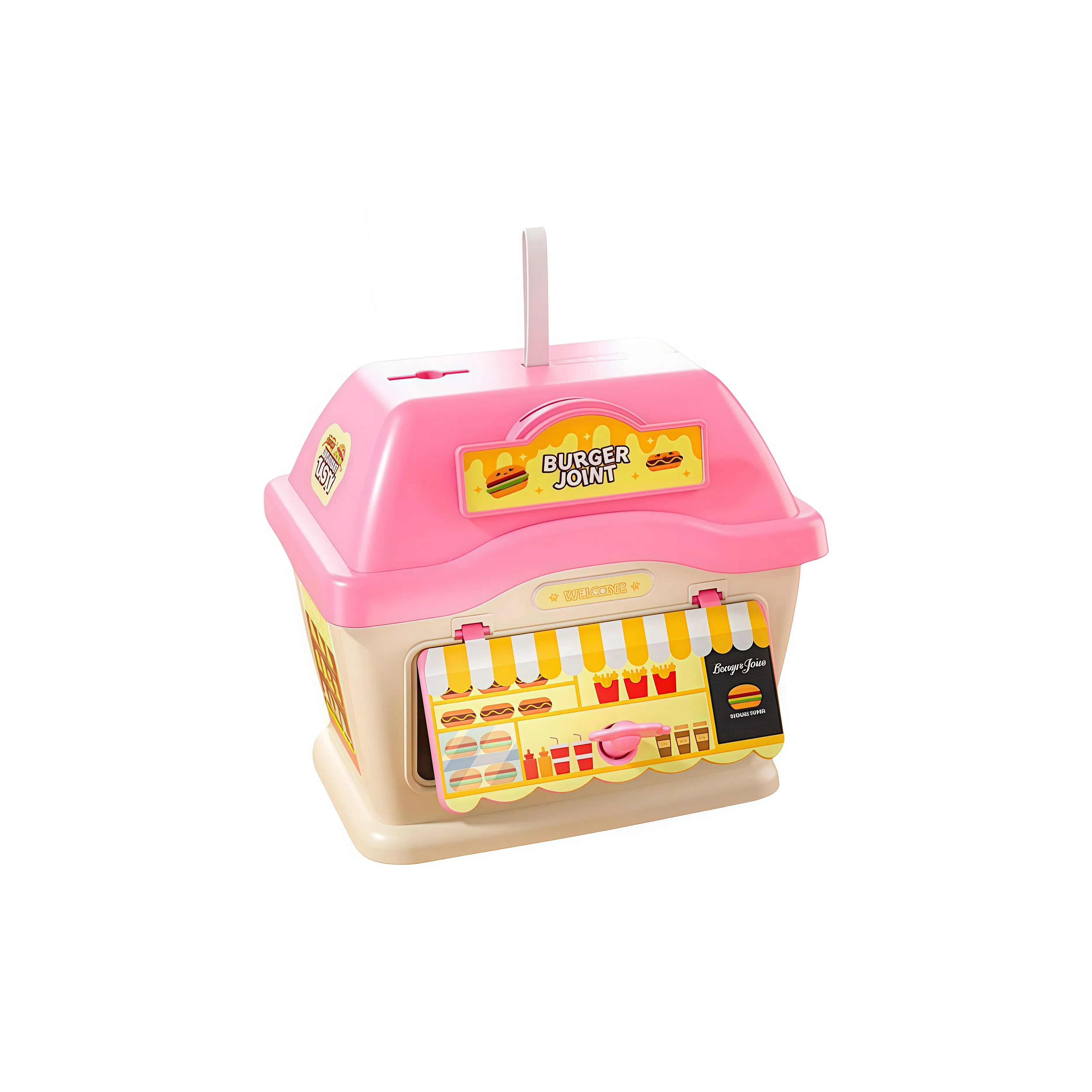 BEIBEIJIA Хорошо выглядящий Доступный Большой объем Villa Поросенок Банк Пазл Кольцо Игрушка