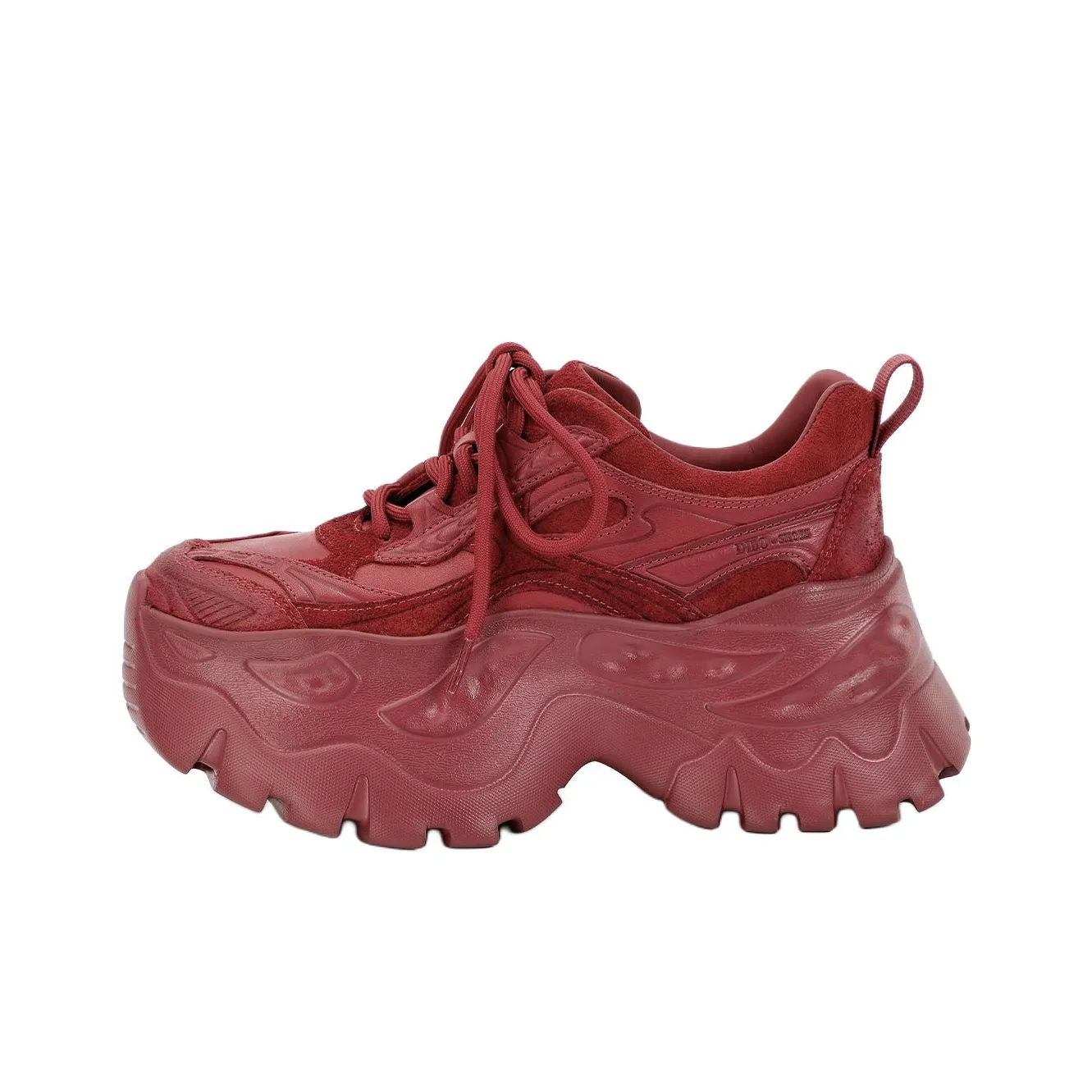 DIBO Sensory Однотонный Пэчворк Повседневная обувь Винтажные массивные кроссовки Женские