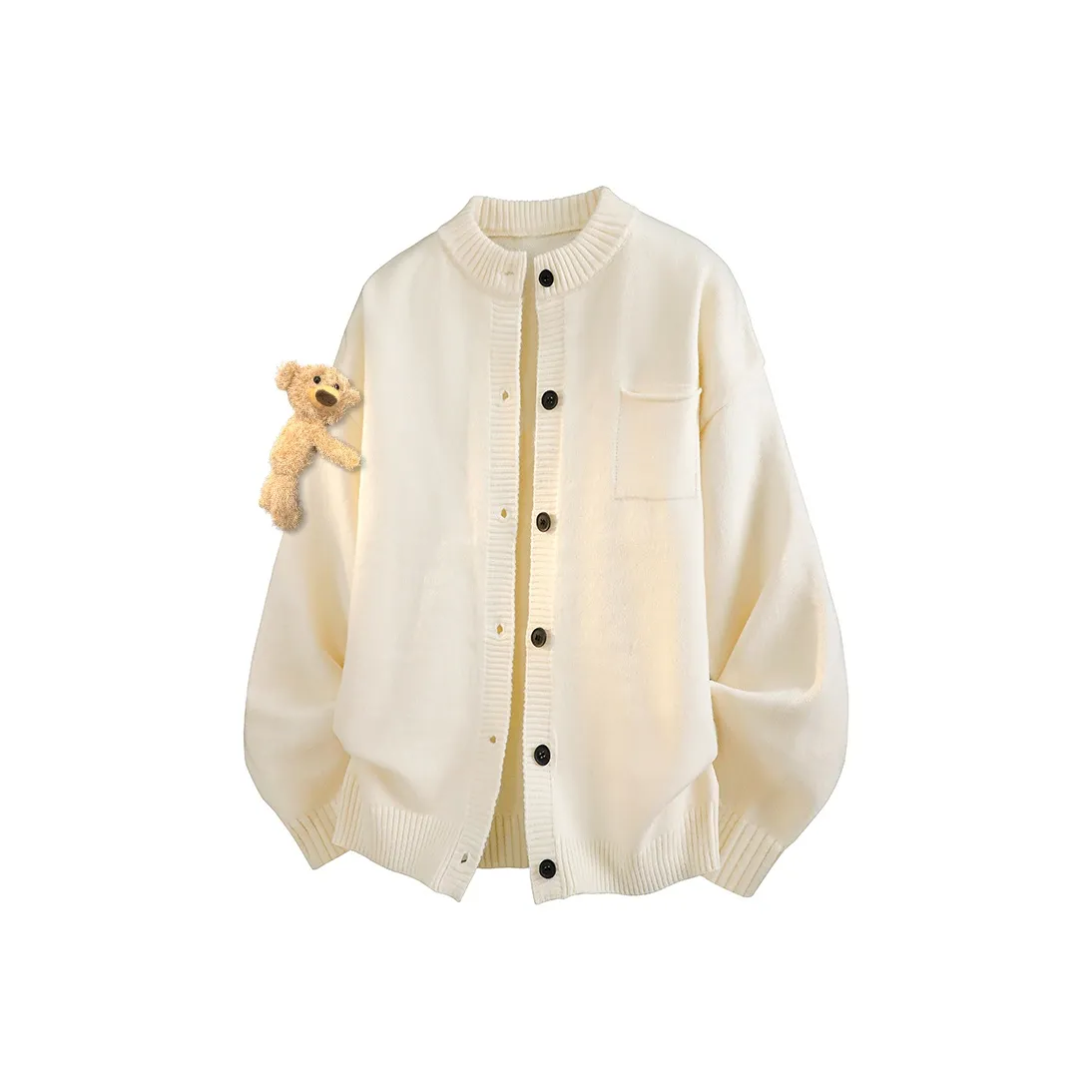 PISYPOX Кардиган Свитер Унисекс