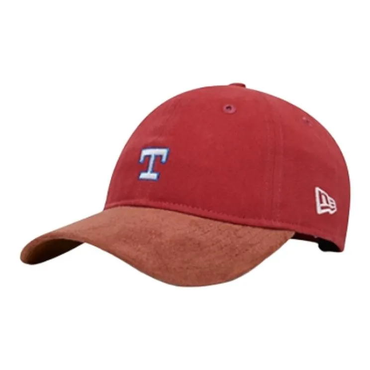 New Era Хлопковые кепки унисекс ржаво-красный