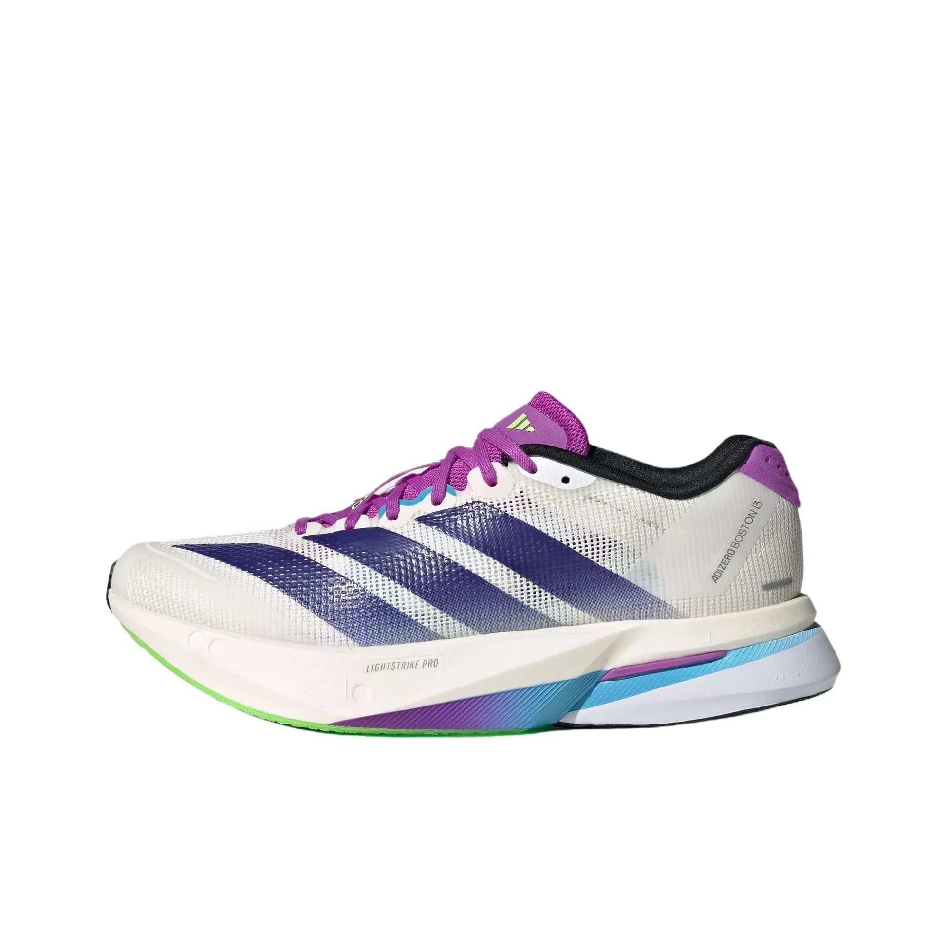 Adidas Adizero Boston 13 Беговые кроссовки Белый Фиолетовый Женские