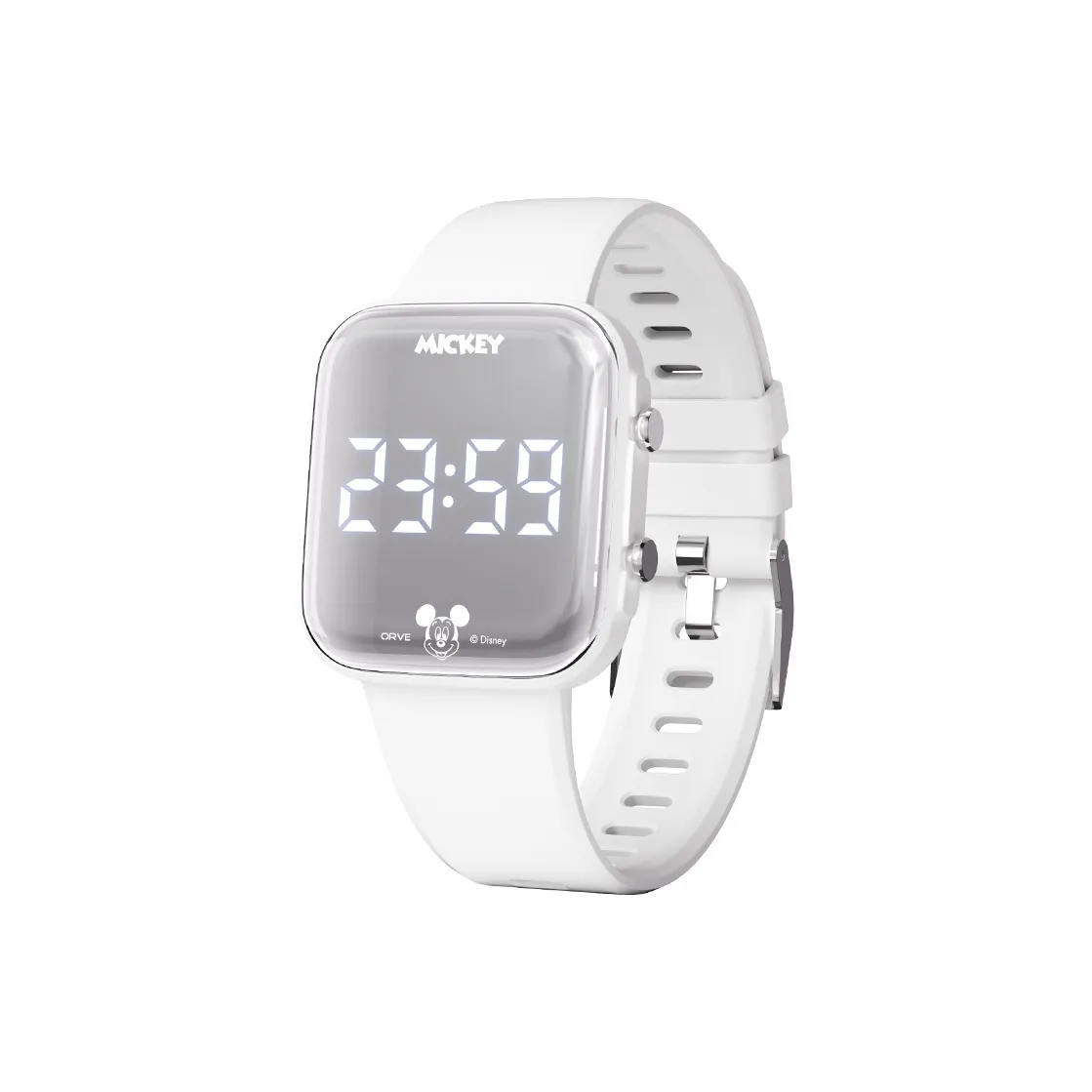 Disney Mickey Электронные Механические Часы Силиконовый Ремешок Унисекс Многоцветный Циферблат