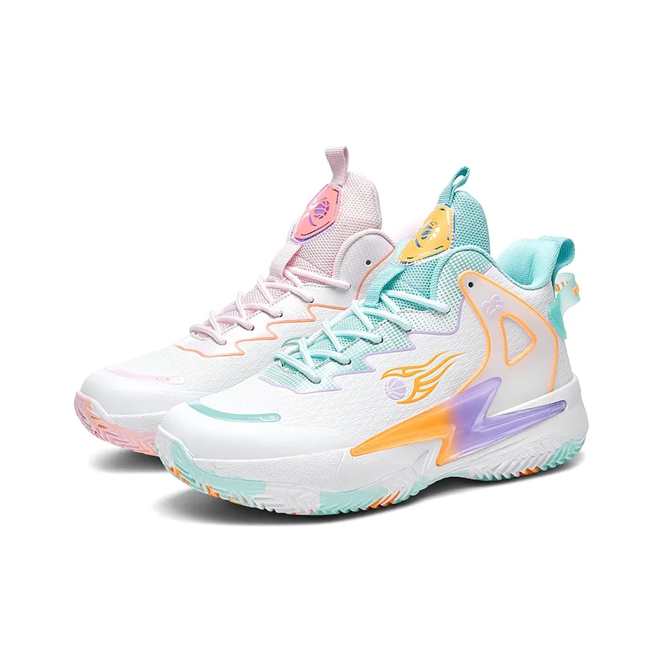 Colorful Creations Покрытие Rebound Grip Устойчивость к износу Противоскользящие баскетбольные кроссовки Унисекс