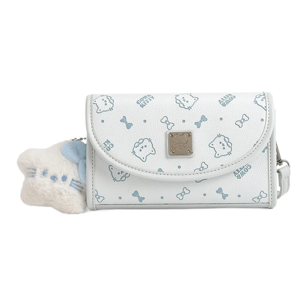 DIFFERENT FACES ПУ (полиуретан) Сумка через плечо Женская Синяя