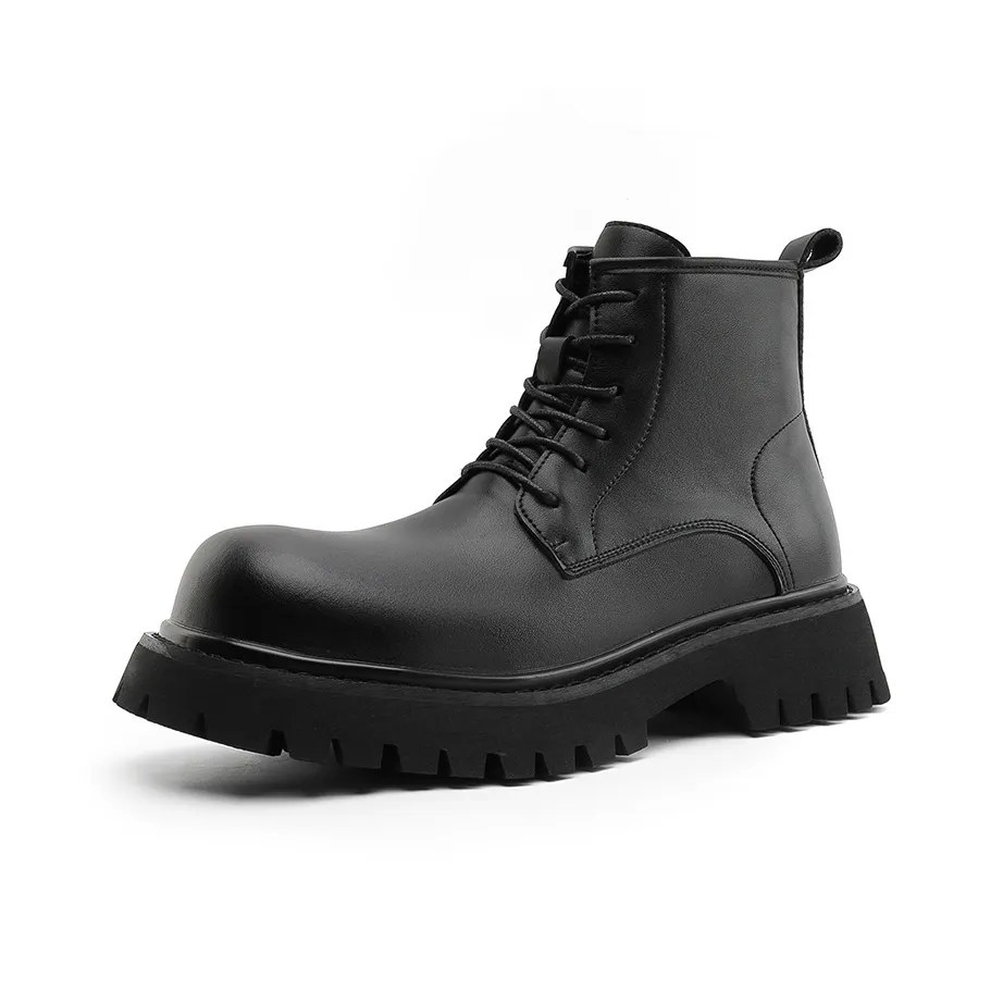 ZHENRAN Готический байкерский ботинок Martin Boot Мужской