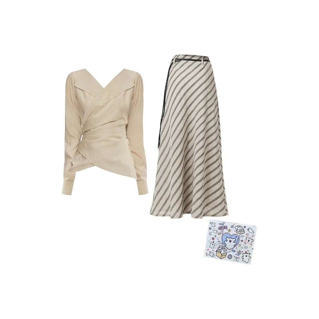 MARIE·COCO Топ+Юбка Женские Комплекты Юбка