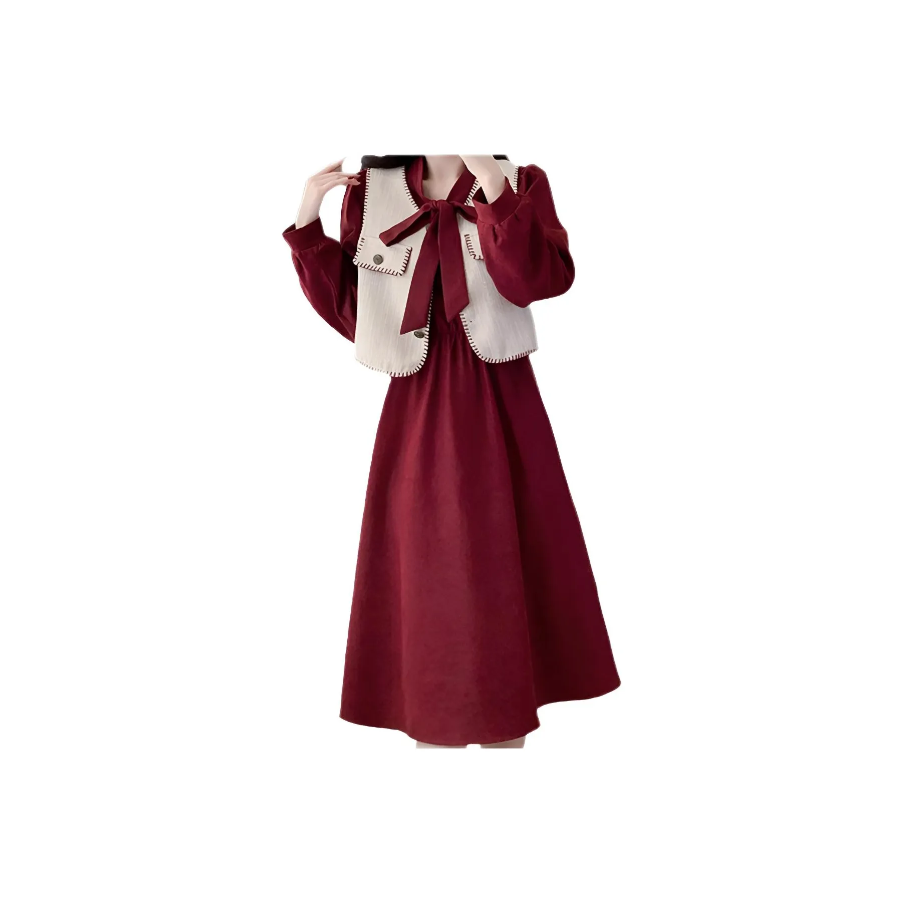 Genius Pooh Женская одежда Длинное платье с длинными рукавами для женщин