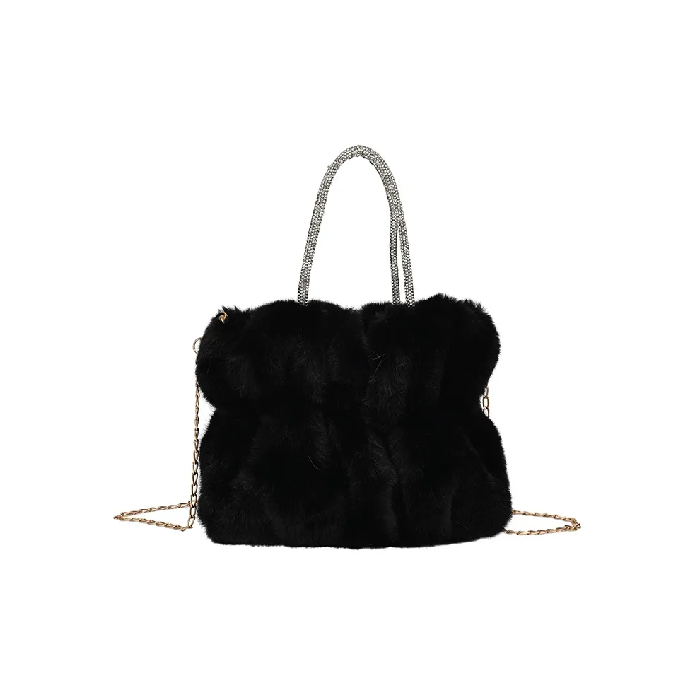 ORANGE BEAN Плюшевая сумка через плечо сумка обычного размера женская многоцветная