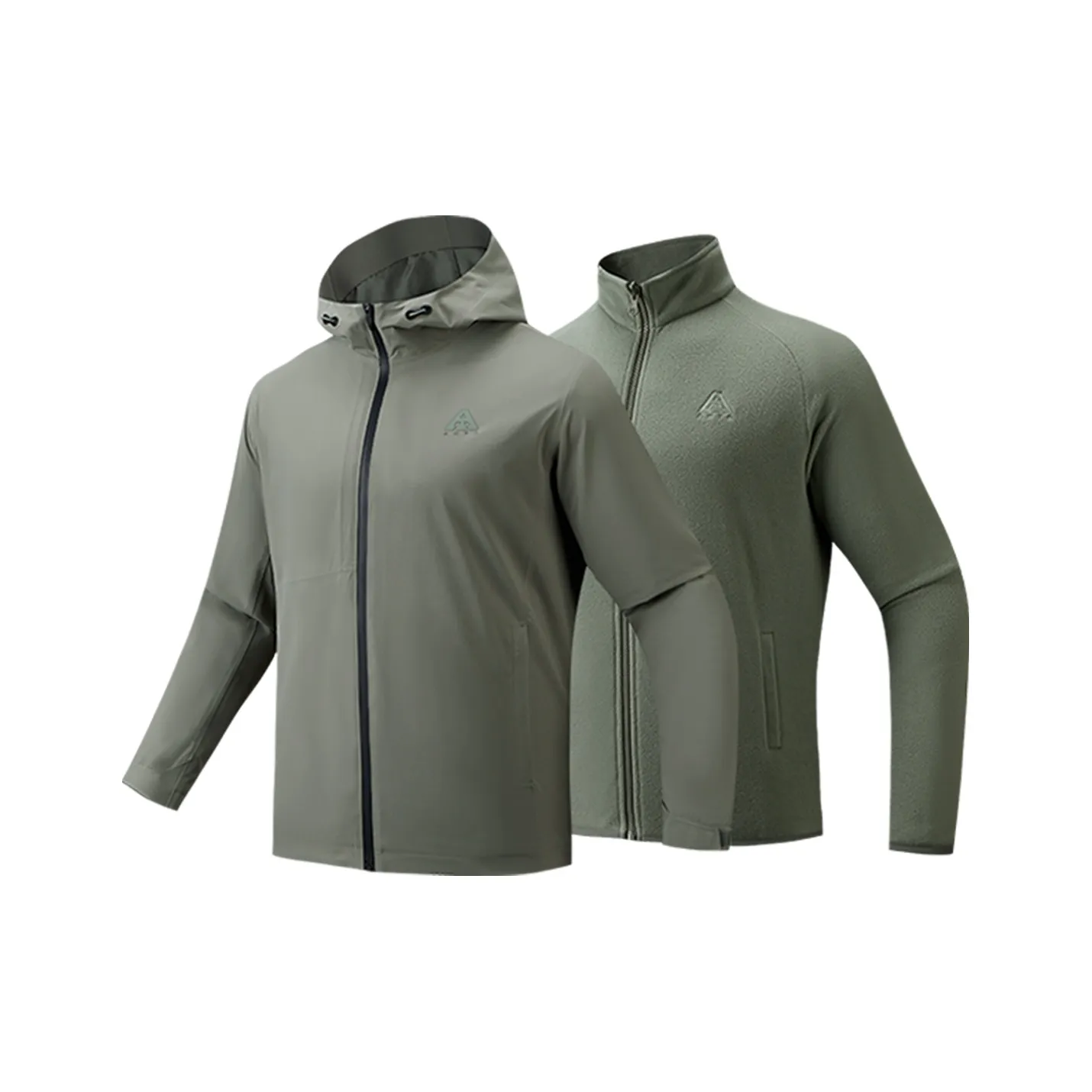 Anta Outdoor Collection Офис Повседневный Поход Водонепроницаемый Ветровка Мужской Асфальтовый Серый