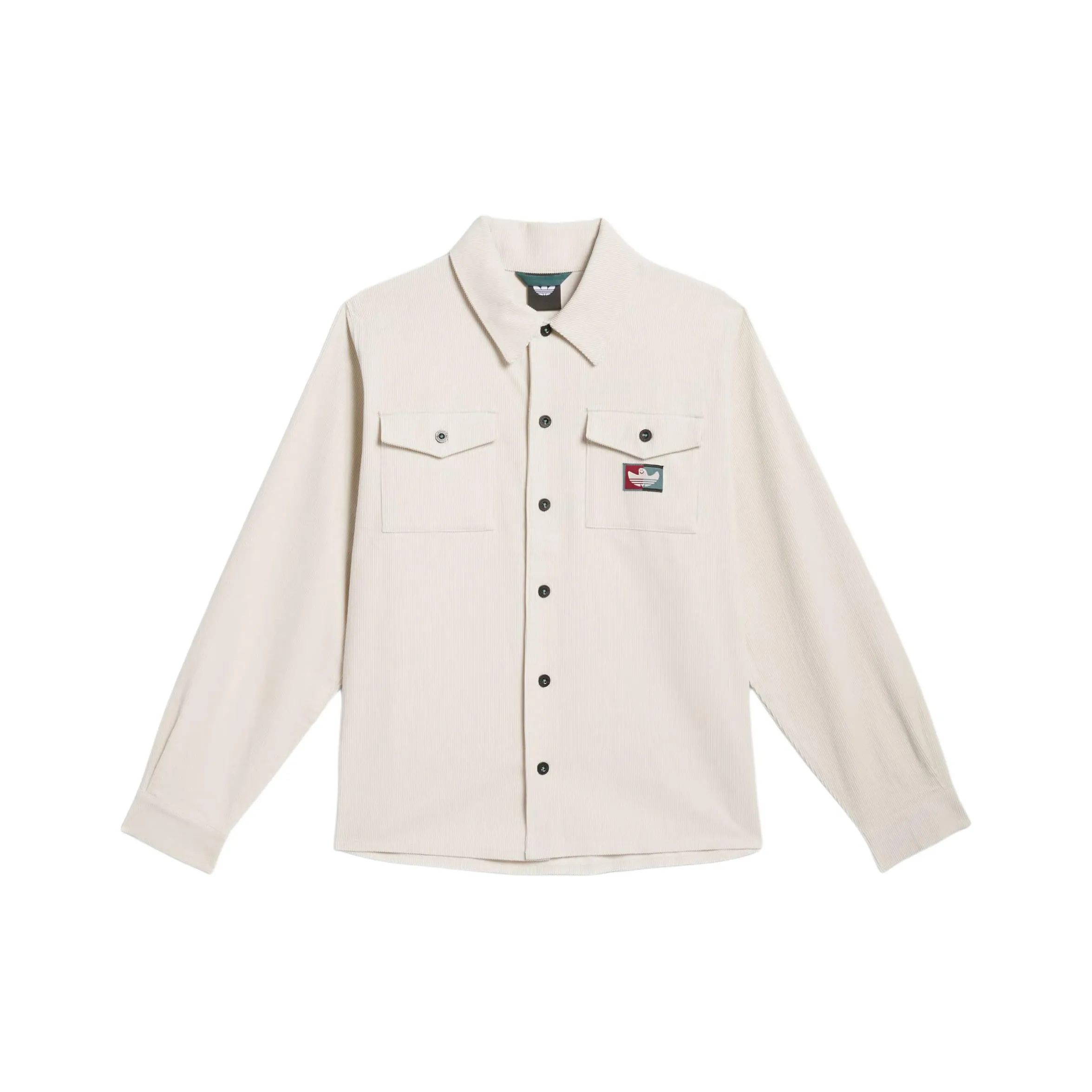 Adidas Originals Shmoofoil Вельвет Пуговица Вверх Рубашка Мужская