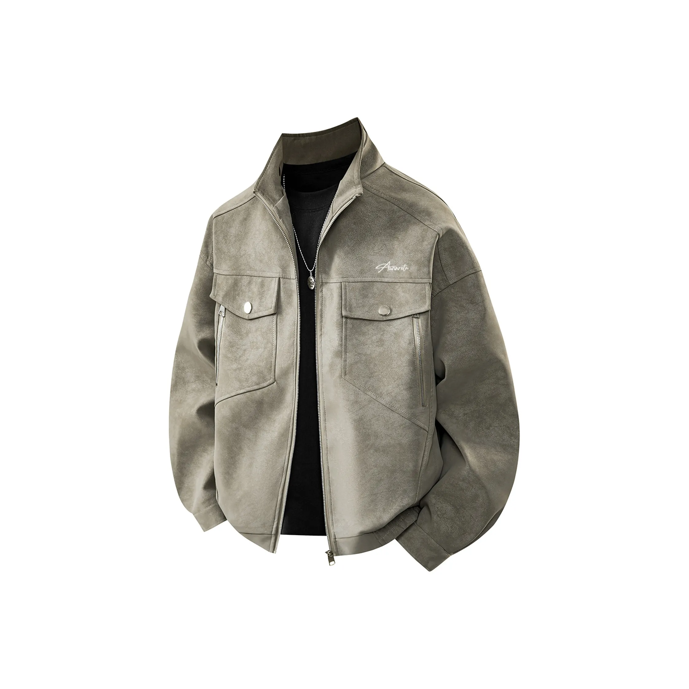 UNA RETA Унисекс Кожаные куртки