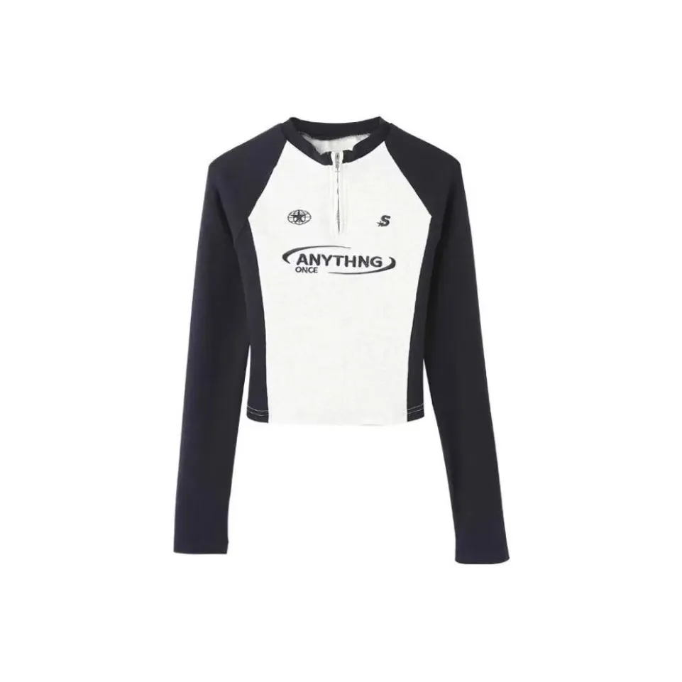 EMDPN Обычный укороченный пэчворк топ для женских