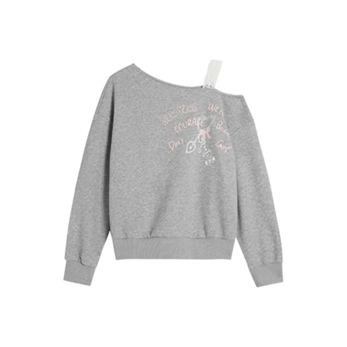 DOSOHEB Серый Женские T-рубашки