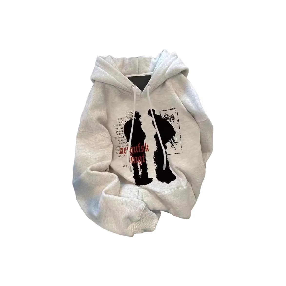 LH HOMME Белый Серый Унисекс Свитшоты