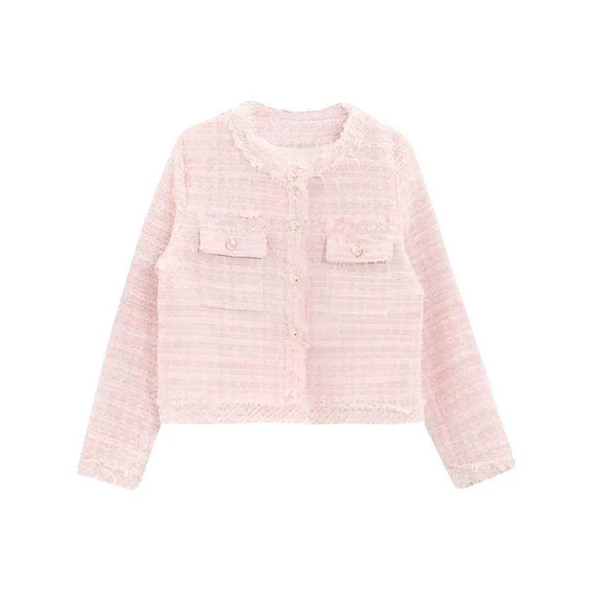 ZEKIKO STUDIO Розовый Женский Куртки