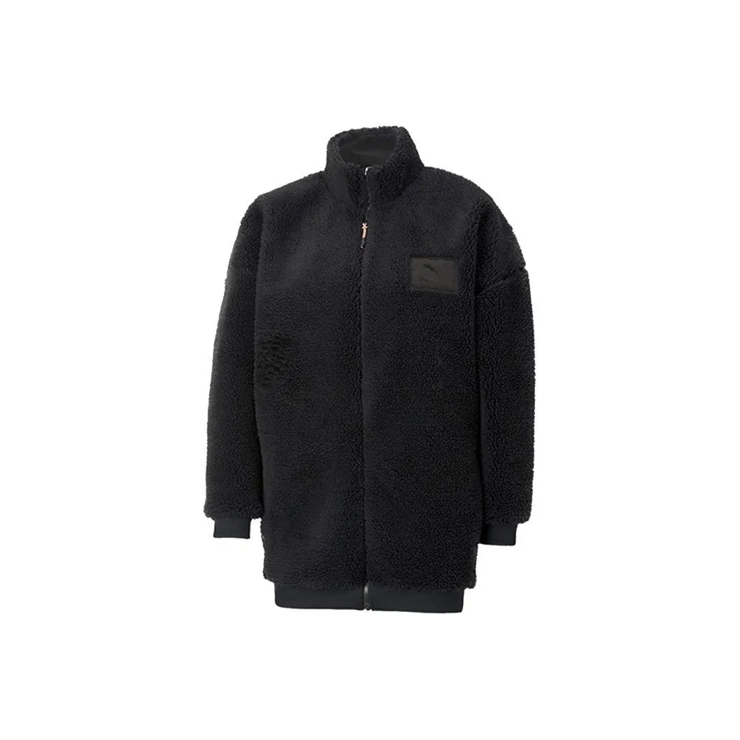 PUMA Утолщенный And Флисовая Линейка Куртка Зимняя Женская Черная